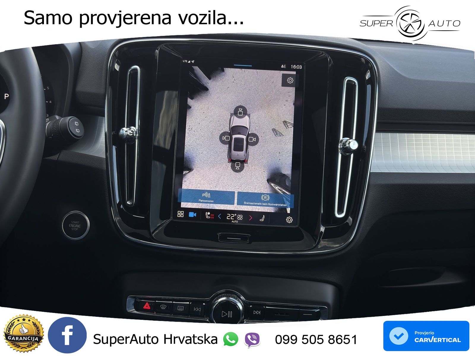 Volvo XC40 2.0 B3 163 KS Automatic ACC+GR SJED+360+PANO