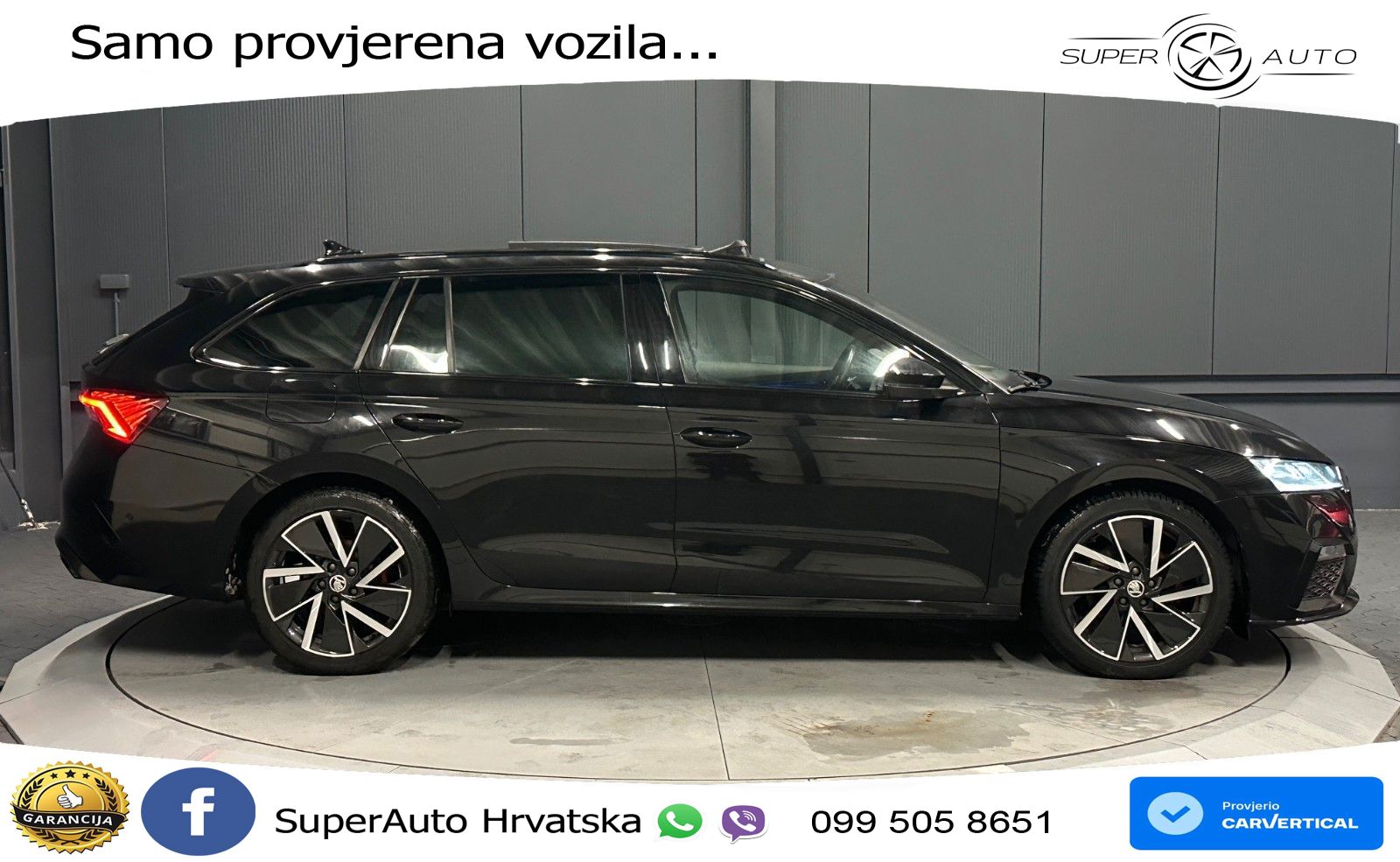 Škoda Octavia Combi RS 2.0 TDI (200 KS) 4x4 DSG LED+GR SJED+ACC