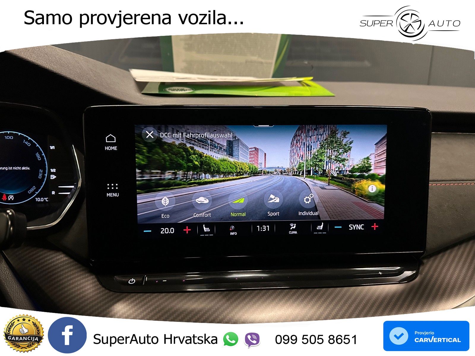 Škoda Octavia Combi RS 2.0 TDI (200 KS) 4x4 DSG LED+GR SJED+ACC