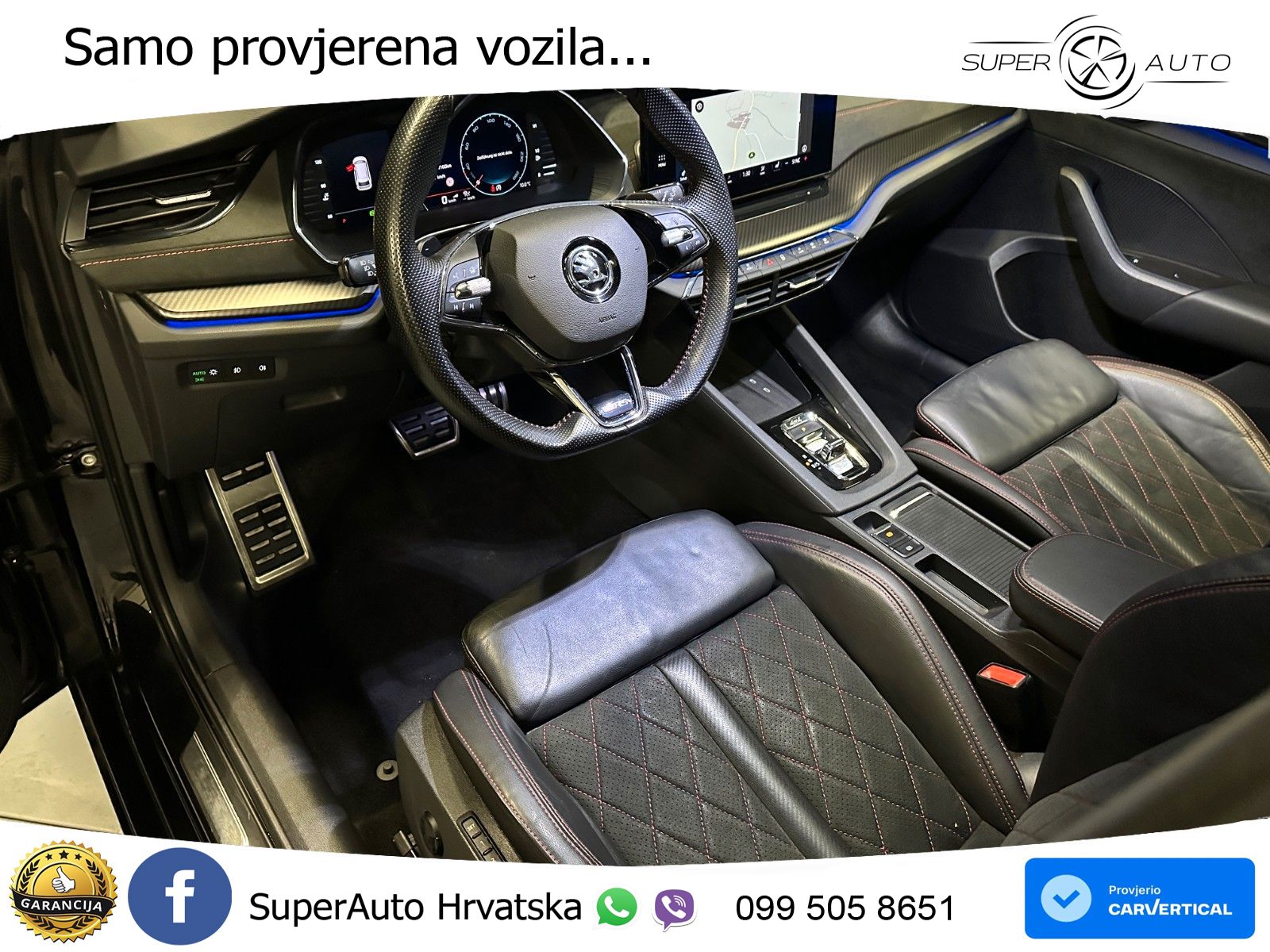 Škoda Octavia Combi RS 2.0 TDI (200 KS) 4x4 DSG LED+GR SJED+ACC