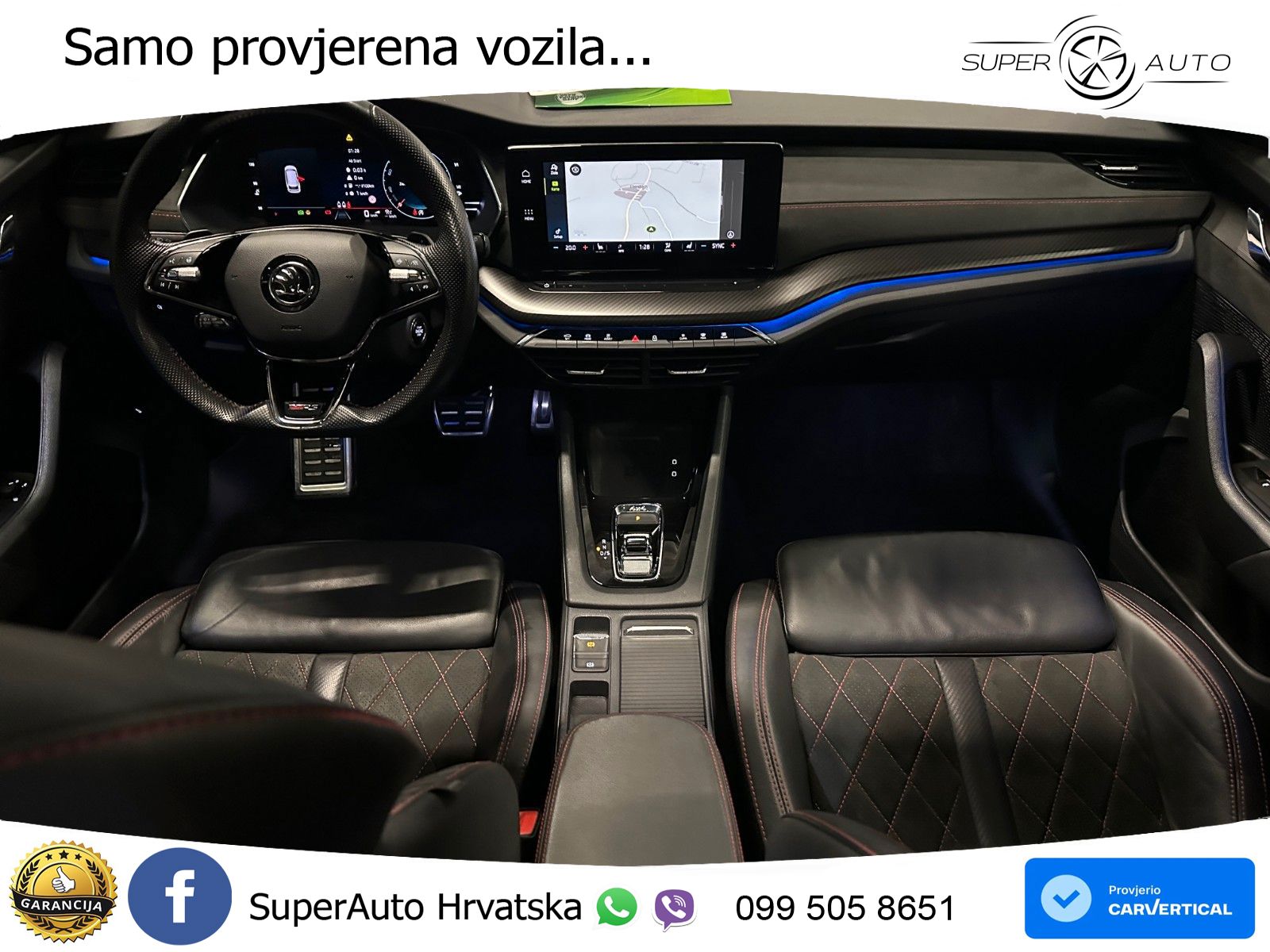 Škoda Octavia Combi RS 2.0 TDI (200 KS) 4x4 DSG LED+GR SJED+ACC