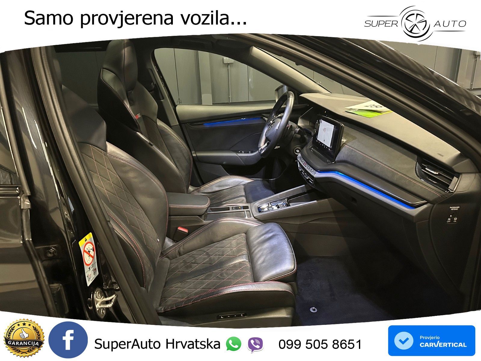 Škoda Octavia Combi RS 2.0 TDI (200 KS) 4x4 DSG LED+GR SJED+ACC