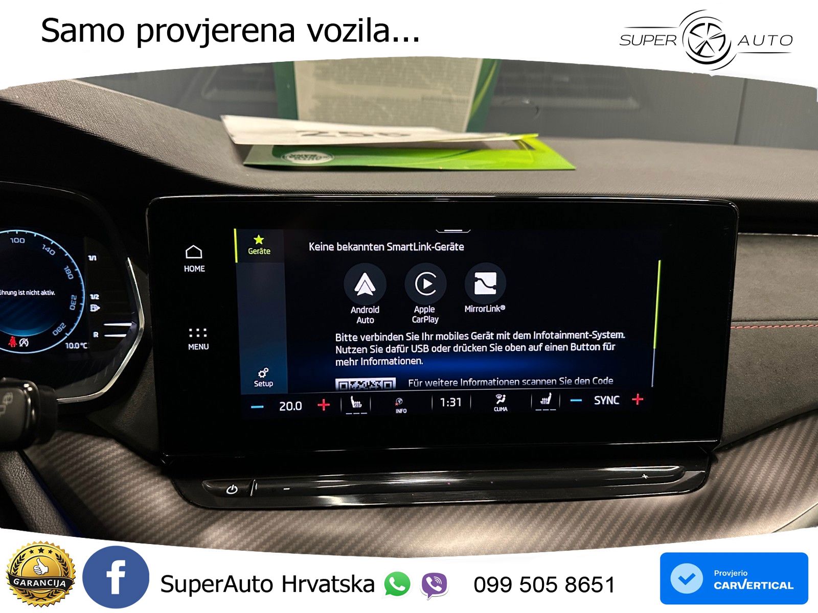 Škoda Octavia Combi RS 2.0 TDI (200 KS) 4x4 DSG LED+GR SJED+ACC