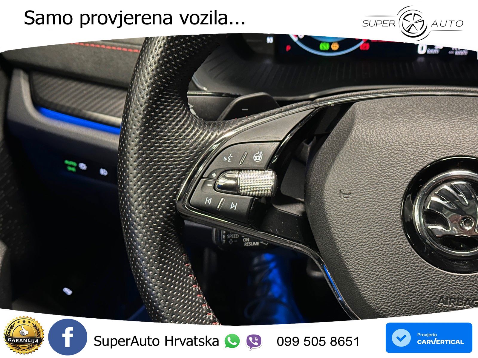 Škoda Octavia Combi RS 2.0 TDI (200 KS) 4x4 DSG LED+GR SJED+ACC