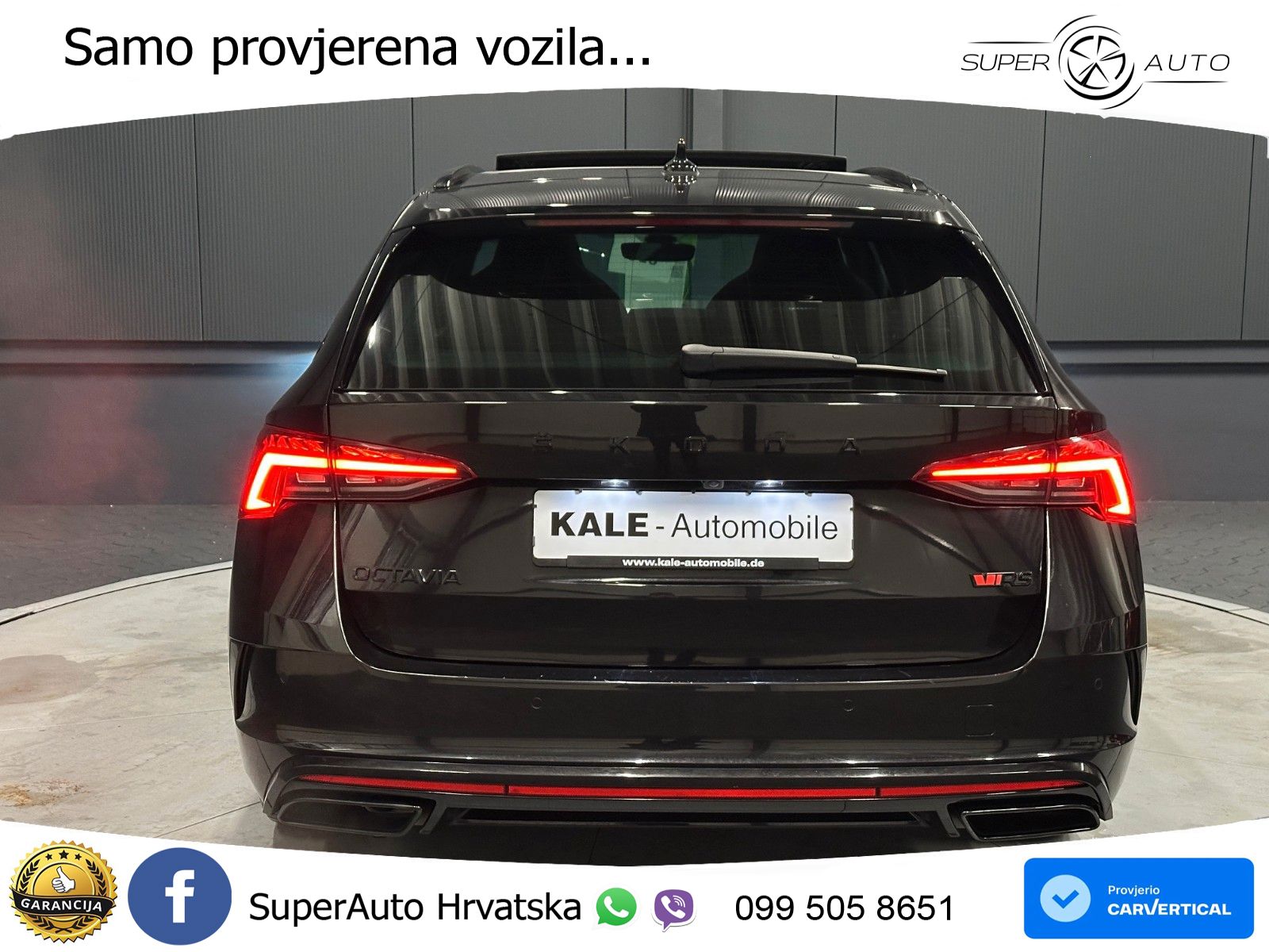 Škoda Octavia Combi RS 2.0 TDI (200 KS) 4x4 DSG LED+GR SJED+ACC