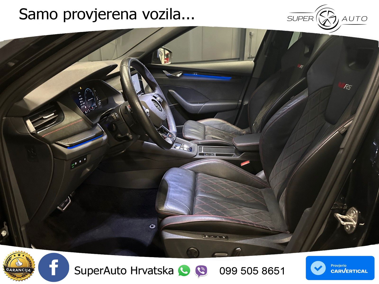 Škoda Octavia Combi RS 2.0 TDI (200 KS) 4x4 DSG LED+GR SJED+ACC