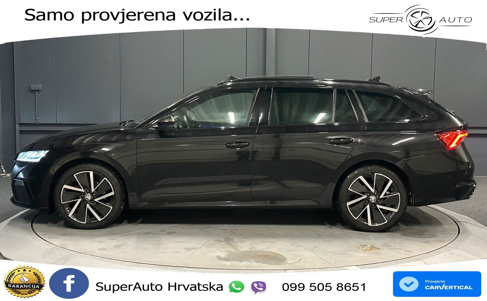 Škoda Octavia Combi RS 2.0 TDI (200 KS) 4x4 DSG LED+GR SJED+ACC