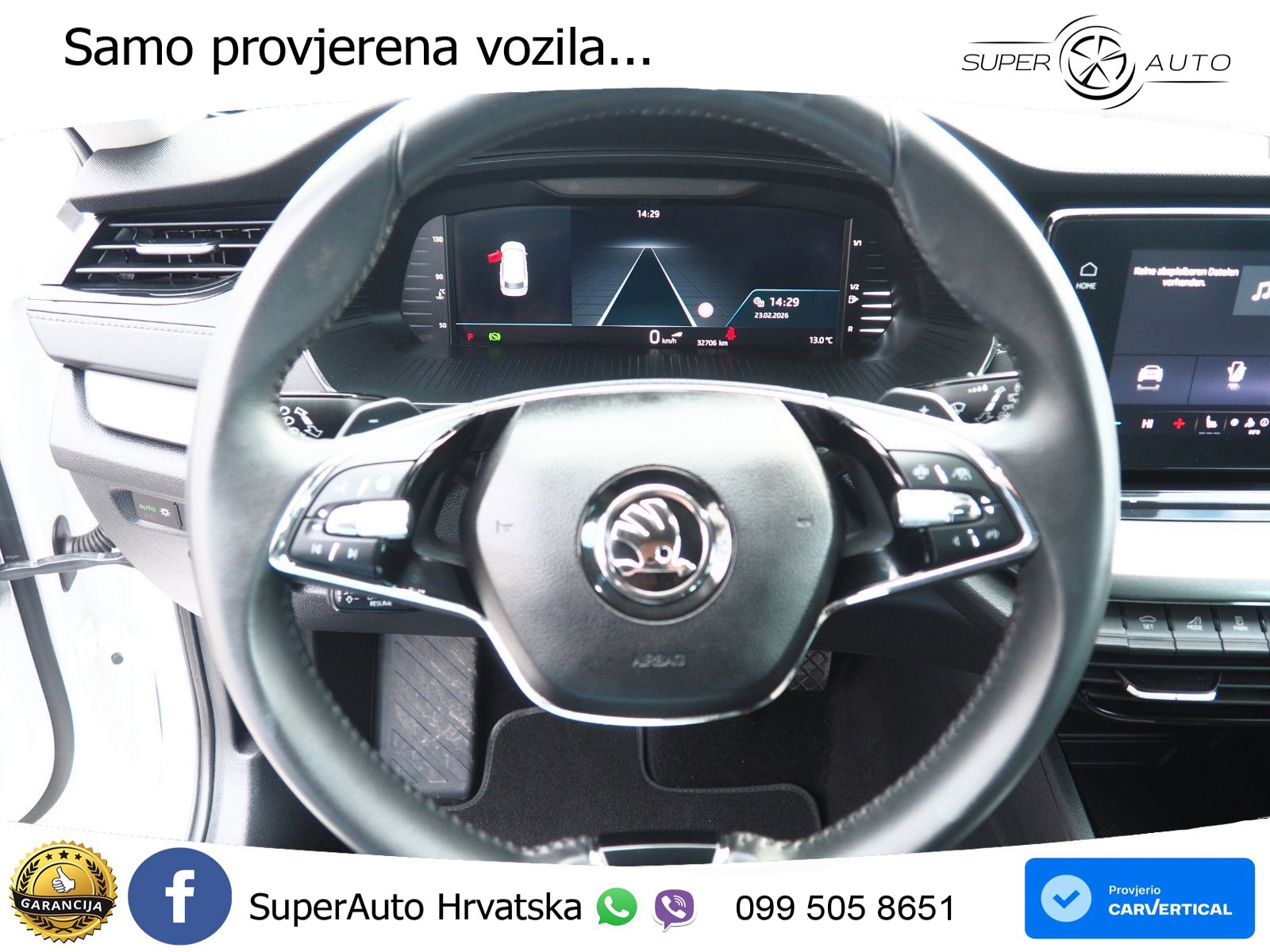 Škoda Octavia Combi 2.0 TDI (150 KS) DSG LED+GR SJED+ACC