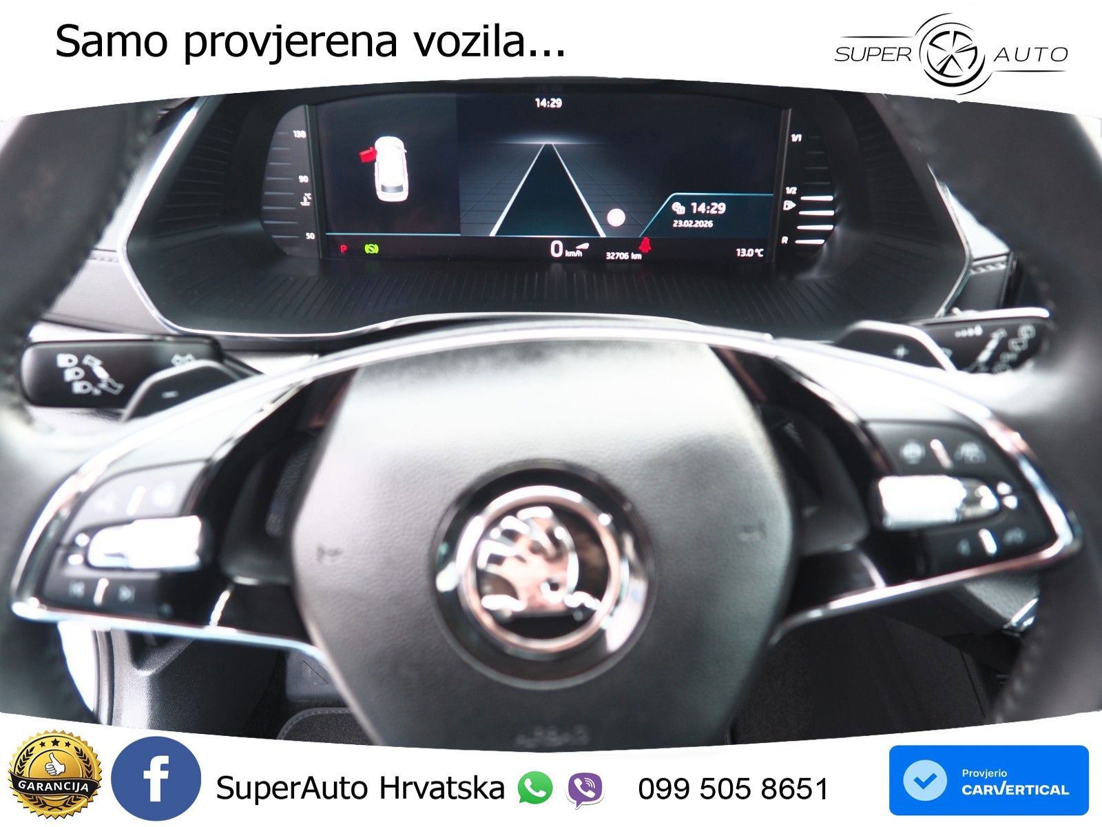 Škoda Octavia Combi 2.0 TDI (150 KS) DSG LED+GR SJED+ACC