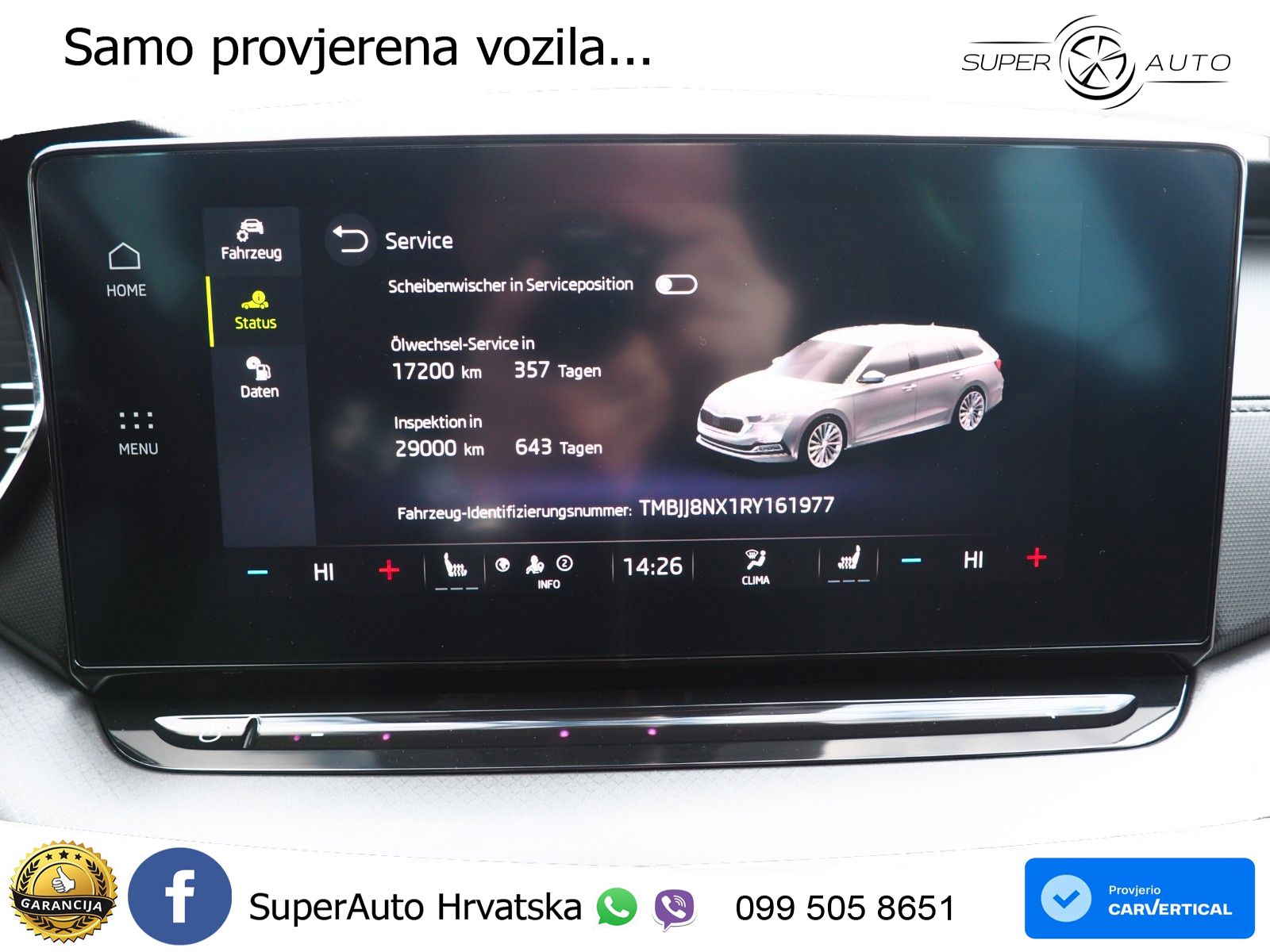 Škoda Octavia Combi 2.0 TDI (150 KS) DSG LED+GR SJED+ACC