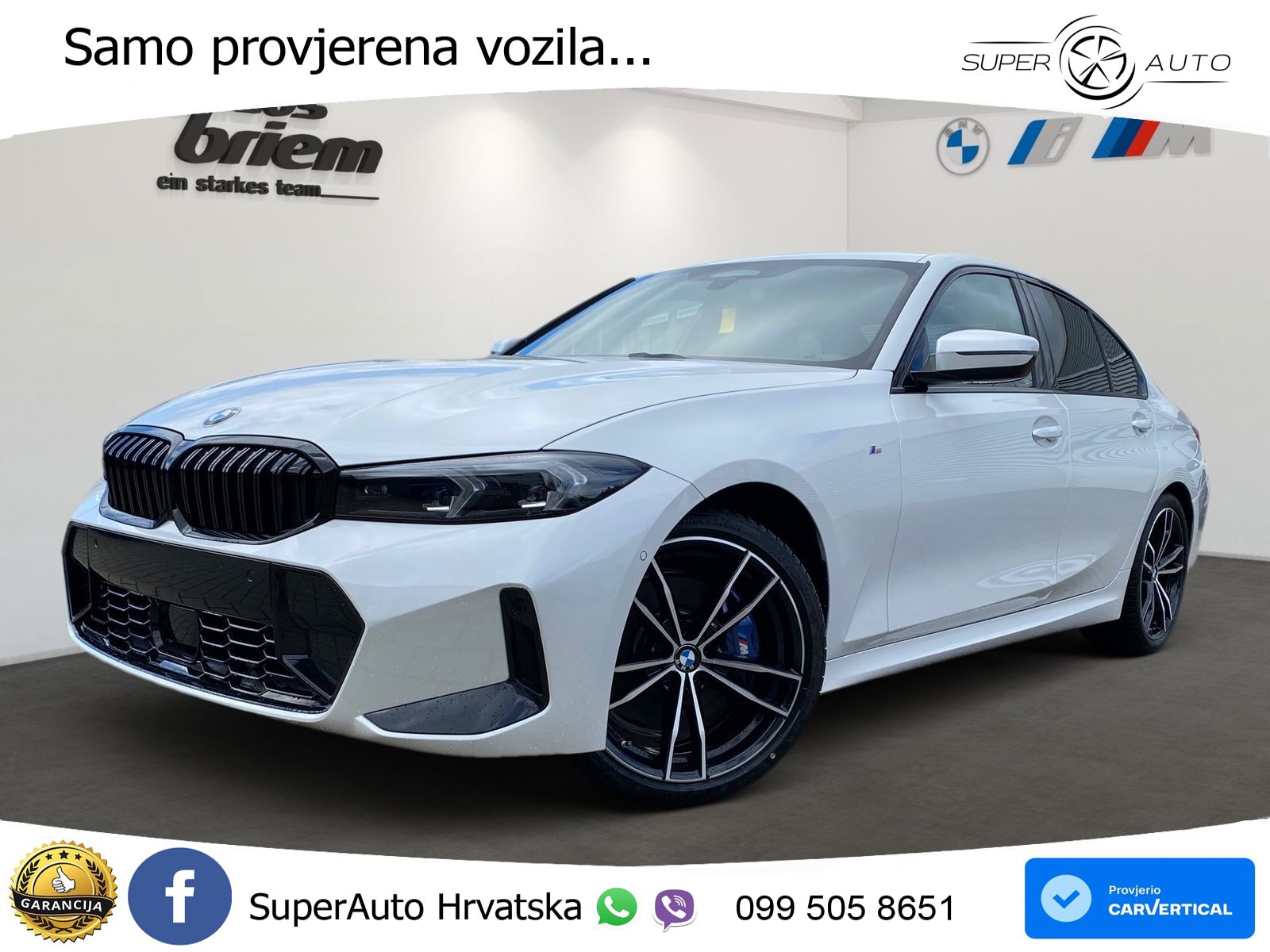 BMW 320d (190 KS) Steptronic M Sport LED+GR SJED+ACC