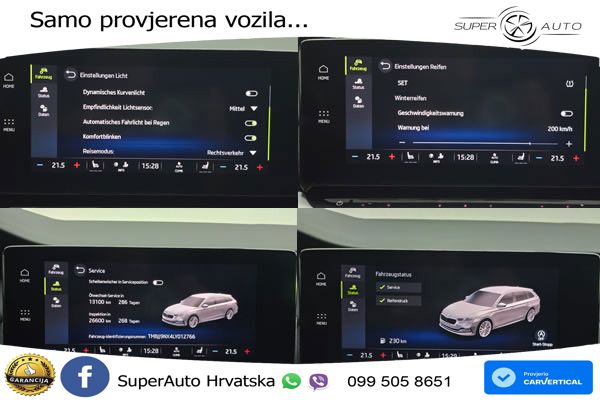 Škoda Octavia Combi 2.0 TDI (150 KS) DSG LED+GR SJED+ACC