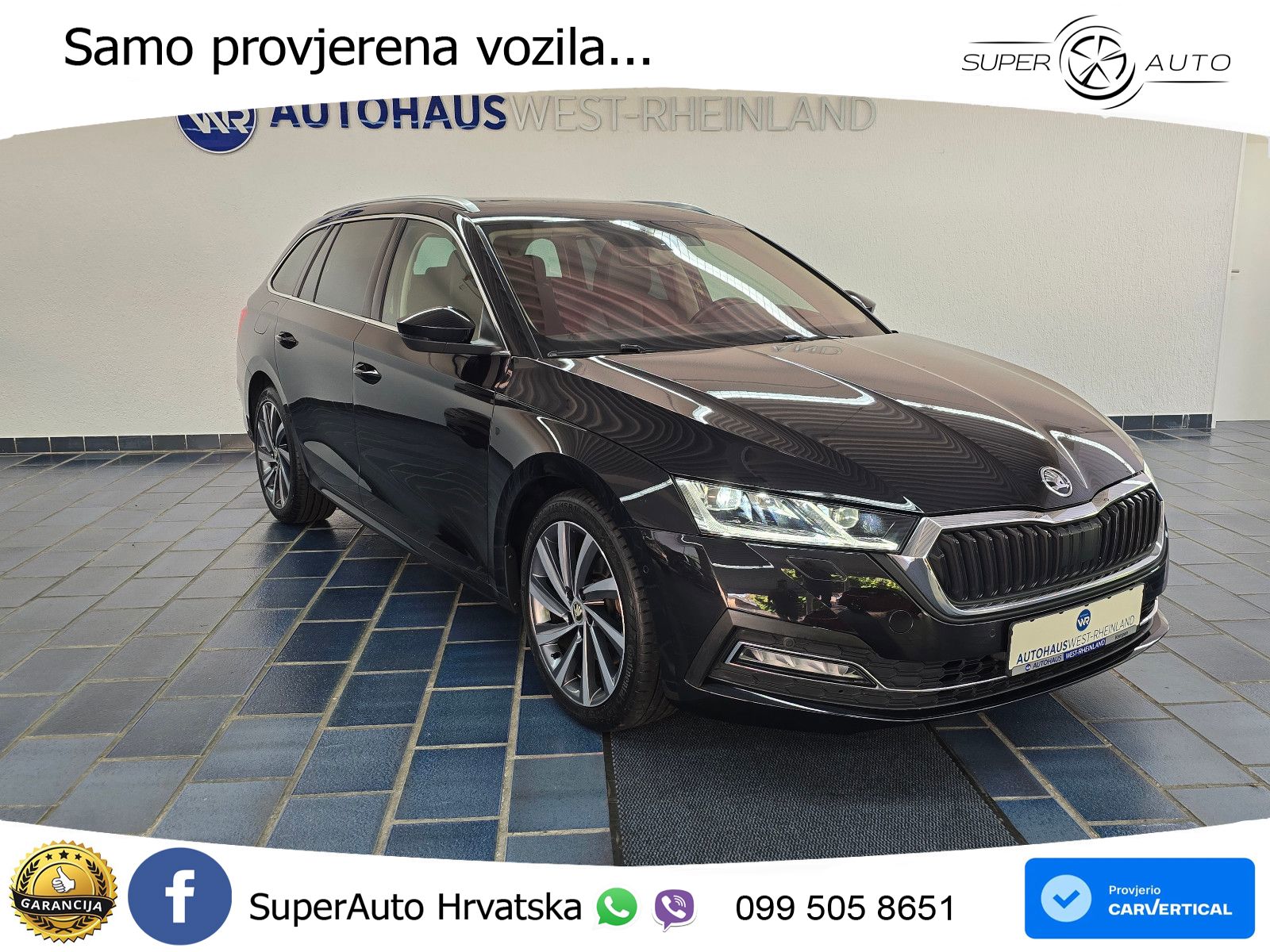 Škoda Octavia Combi 2.0 TDI (150 KS) DSG LED+GR SJED+ACC