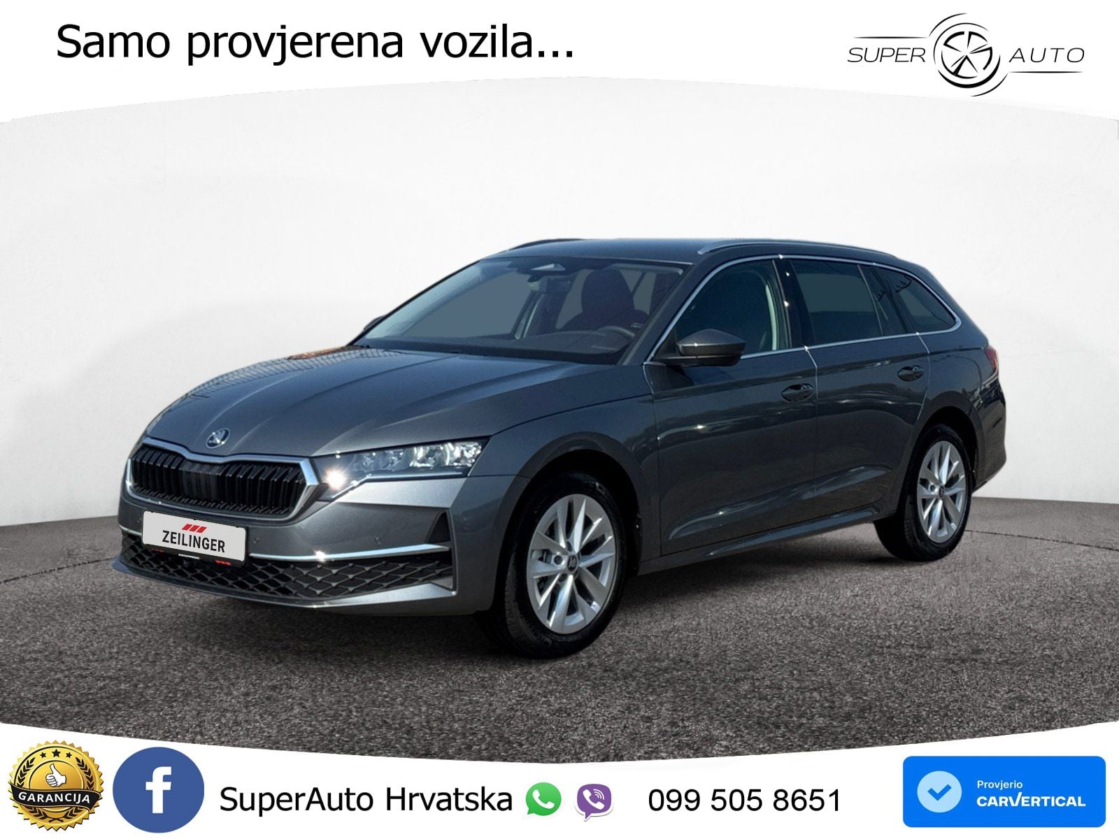 Škoda Octavia Combi 2.0 TDI (150 KS) DSG Selection LED+GR SJED+ACC