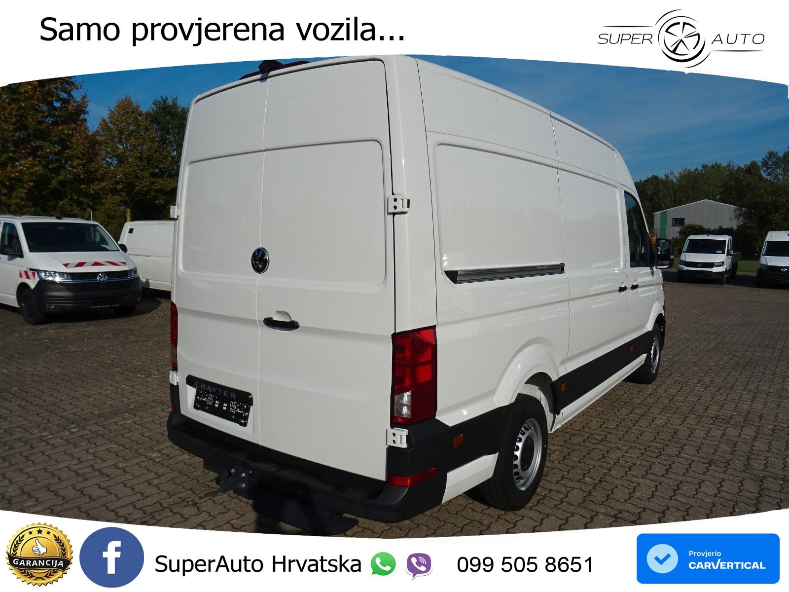 Volkswagen Crafter 35 Kasten HD MR DSG AHK 3.5 LED Sortimo 177 KS