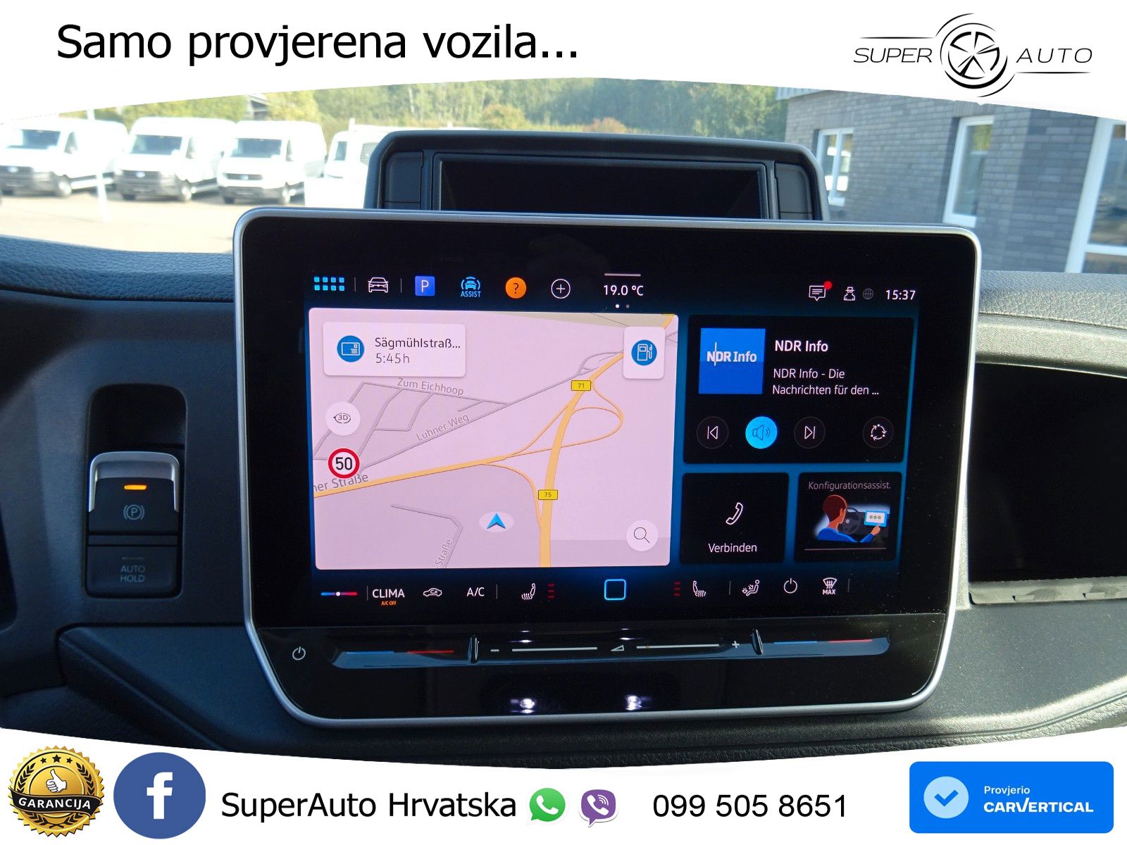 Volkswagen Crafter 35 Kasten HD MR DSG AHK 3.5 LED Sortimo 177 KS