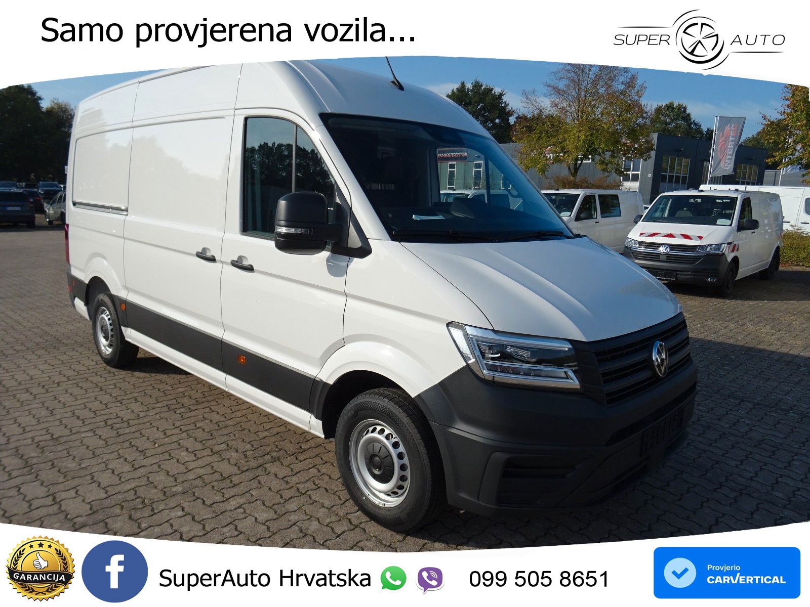 Volkswagen Crafter 35 Kasten HD MR DSG AHK 3.5 LED Sortimo 177 KS