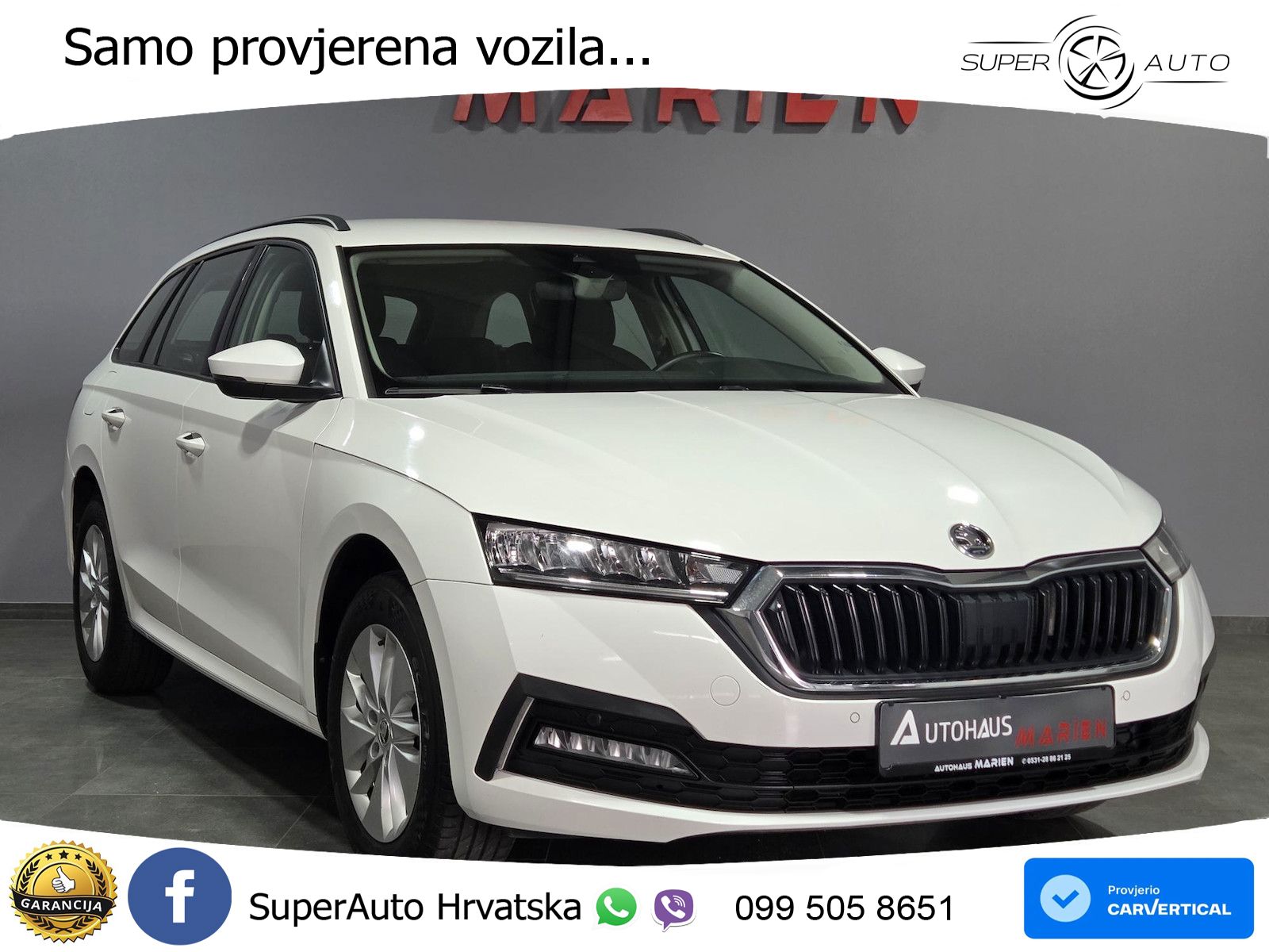 Škoda Octavia Combi 2.0 TDI (150 KS) LED+GR SJED+ACC