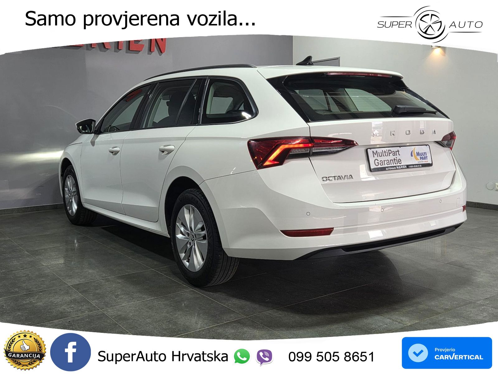 Škoda Octavia Combi 2.0 TDI (150 KS) LED+GR SJED+ACC