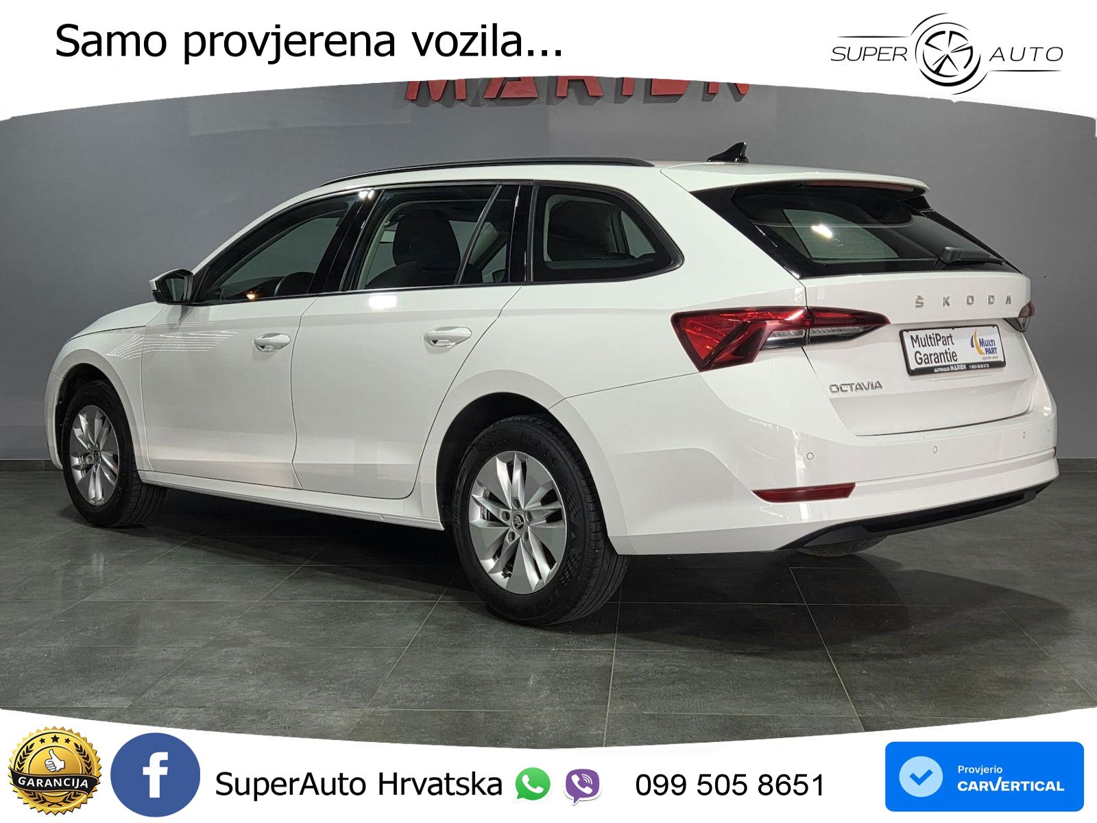 Škoda Octavia Combi 2.0 TDI (150 KS) LED+GR SJED+ACC