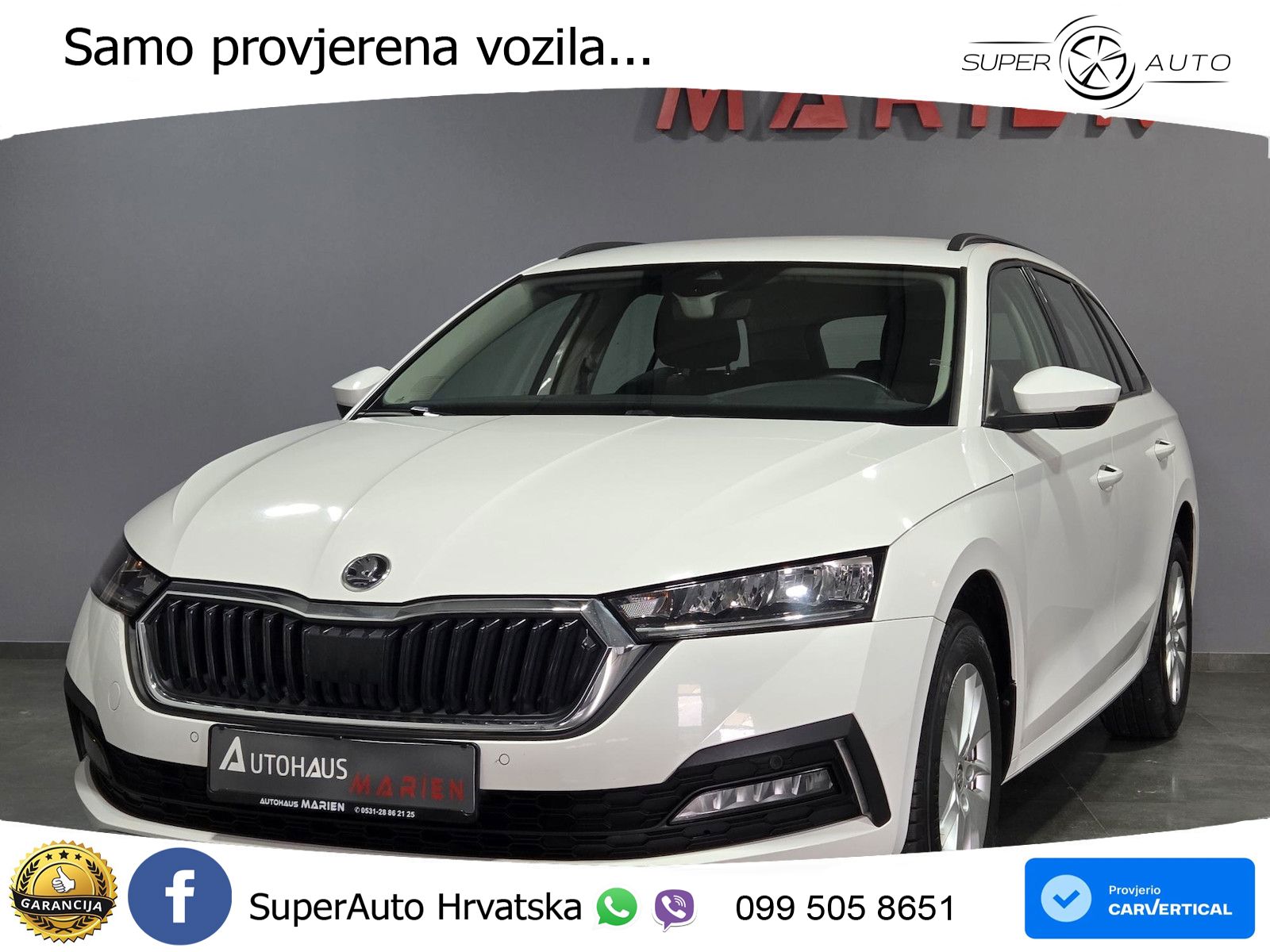 Škoda Octavia Combi 2.0 TDI (150 KS) LED+GR SJED+ACC