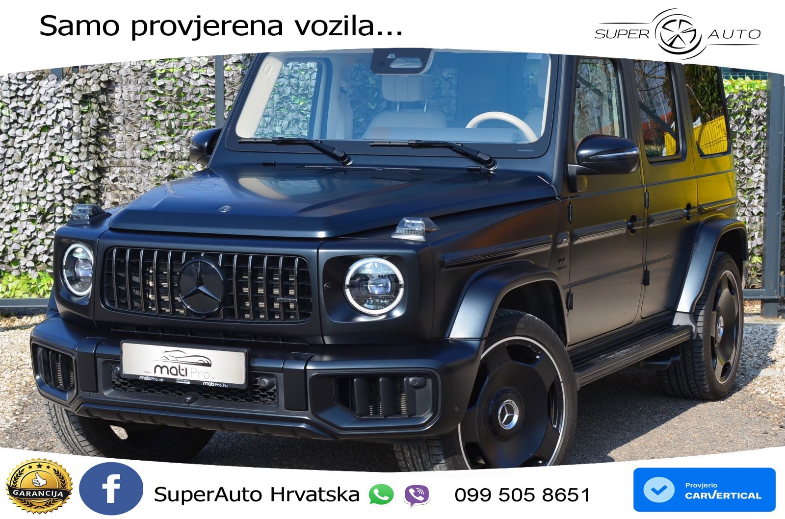 Mercedes AMG G 63 Long V8 (585 KS) 4MATIC 9G-TRONIC AMG SPEEDSHIFT TCT ZRAČNI+ACC+4xGR SJED+KAM