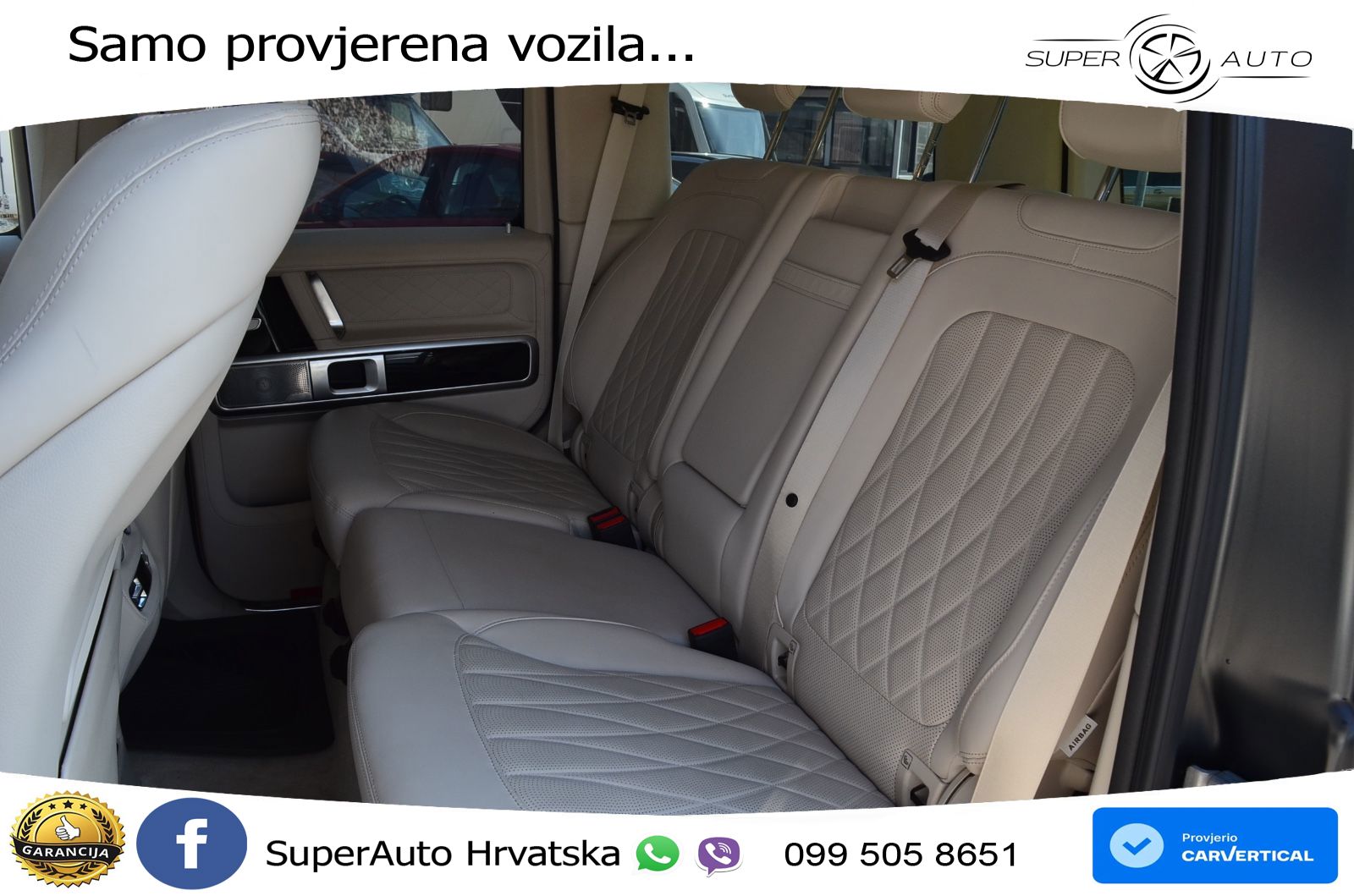Mercedes AMG G 63 Long V8 (585 KS) 4MATIC 9G-TRONIC AMG SPEEDSHIFT TCT ZRAČNI+ACC+4xGR SJED+KAM