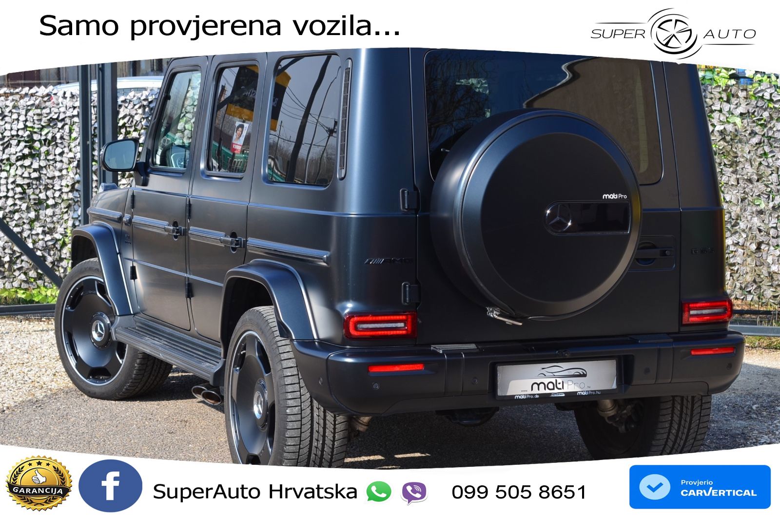 Mercedes AMG G 63 Long V8 (585 KS) 4MATIC 9G-TRONIC AMG SPEEDSHIFT TCT ZRAČNI+ACC+4xGR SJED+KAM