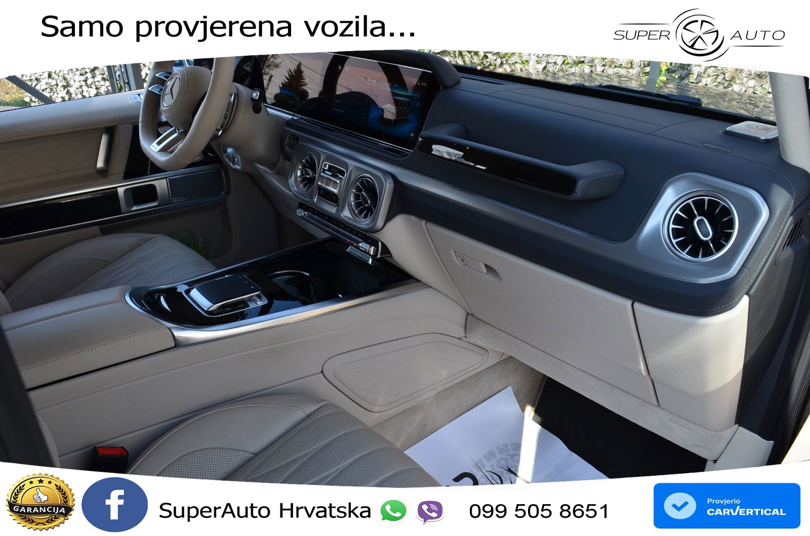 Mercedes AMG G 63 Long V8 (585 KS) 4MATIC 9G-TRONIC AMG SPEEDSHIFT TCT ZRAČNI+ACC+4xGR SJED+KAM