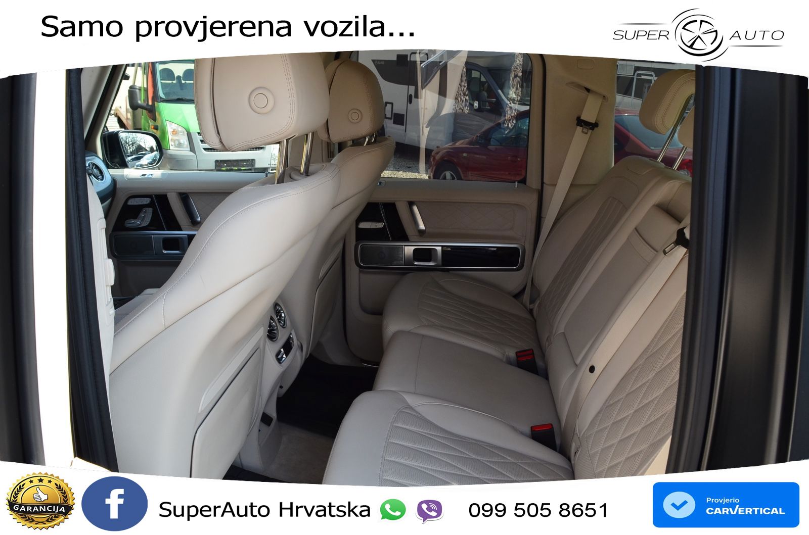Mercedes AMG G 63 Long V8 (585 KS) 4MATIC 9G-TRONIC AMG SPEEDSHIFT TCT ZRAČNI+ACC+4xGR SJED+KAM