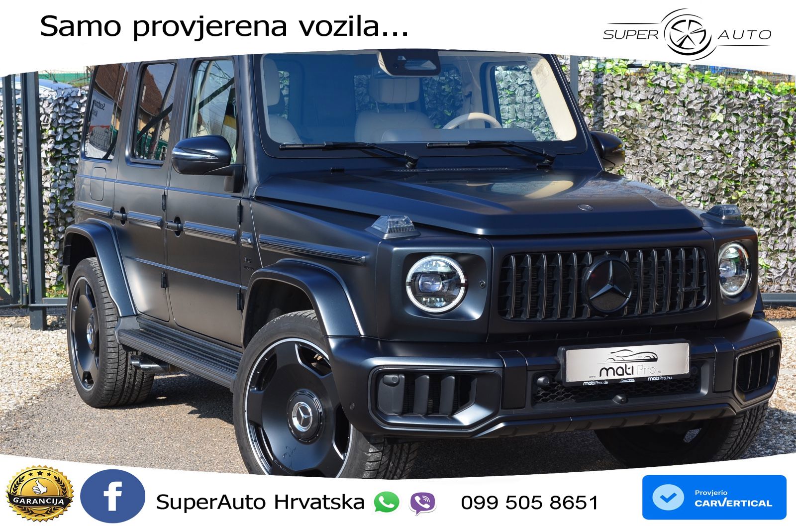 Mercedes AMG G 63 Long V8 (585 KS) 4MATIC 9G-TRONIC AMG SPEEDSHIFT TCT ZRAČNI+ACC+4xGR SJED+KAM