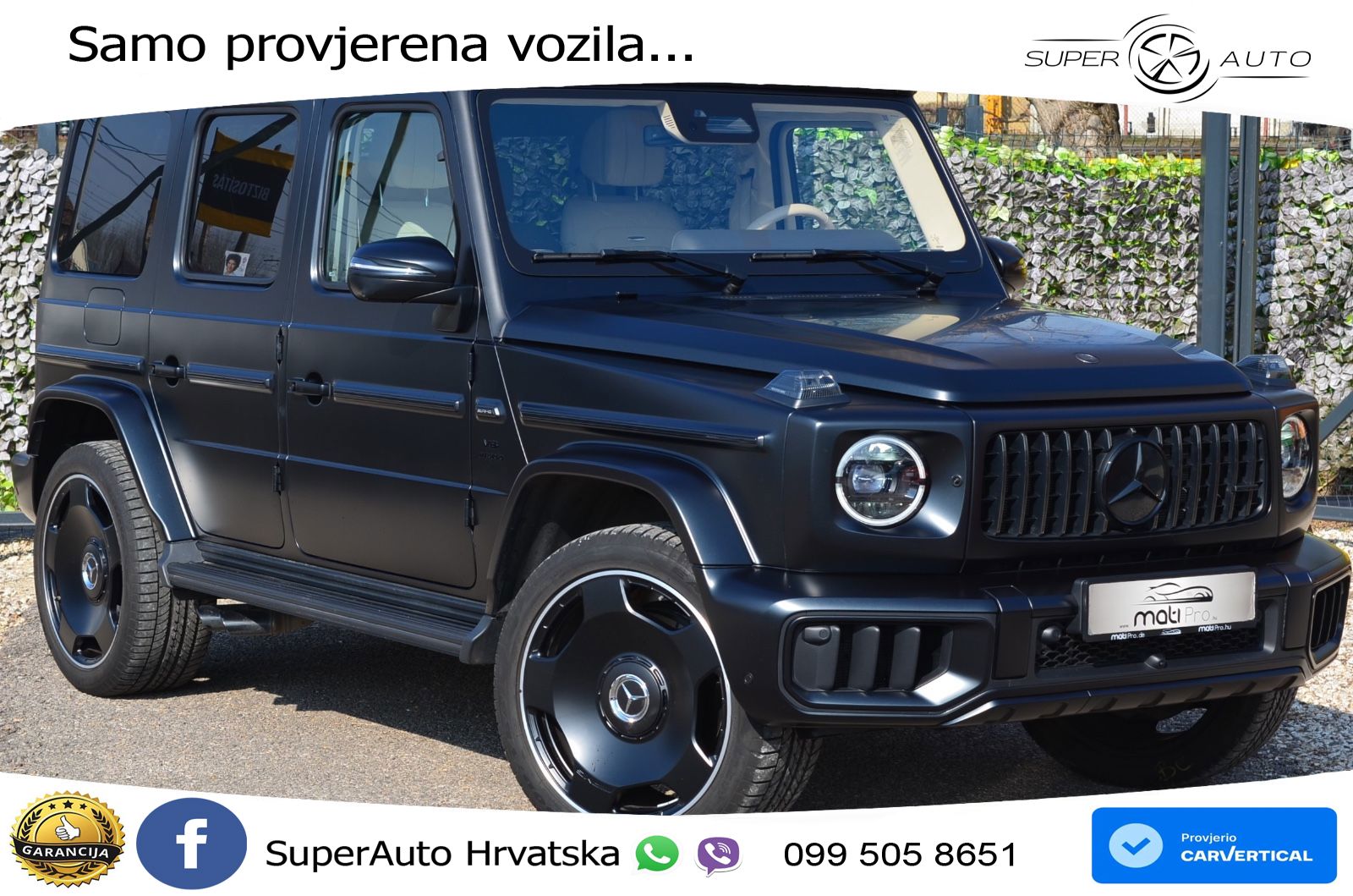 Mercedes AMG G 63 Long V8 (585 KS) 4MATIC 9G-TRONIC AMG SPEEDSHIFT TCT ZRAČNI+ACC+4xGR SJED+KAM