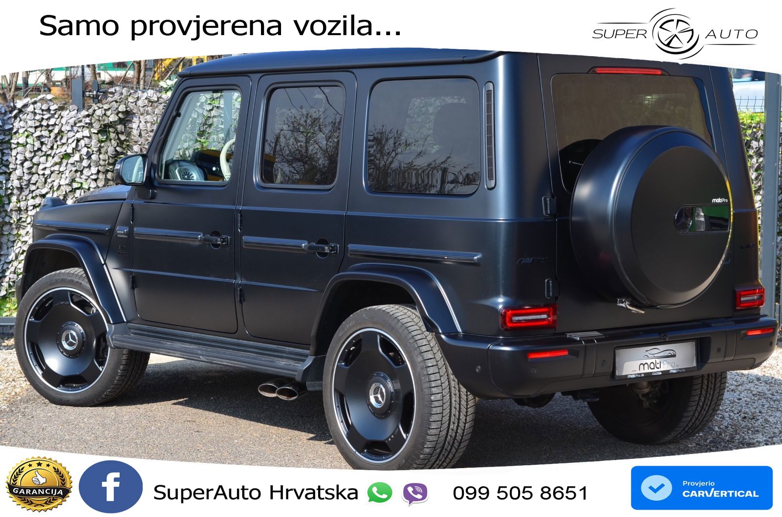 Mercedes AMG G 63 Long V8 (585 KS) 4MATIC 9G-TRONIC AMG SPEEDSHIFT TCT ZRAČNI+ACC+4xGR SJED+KAM