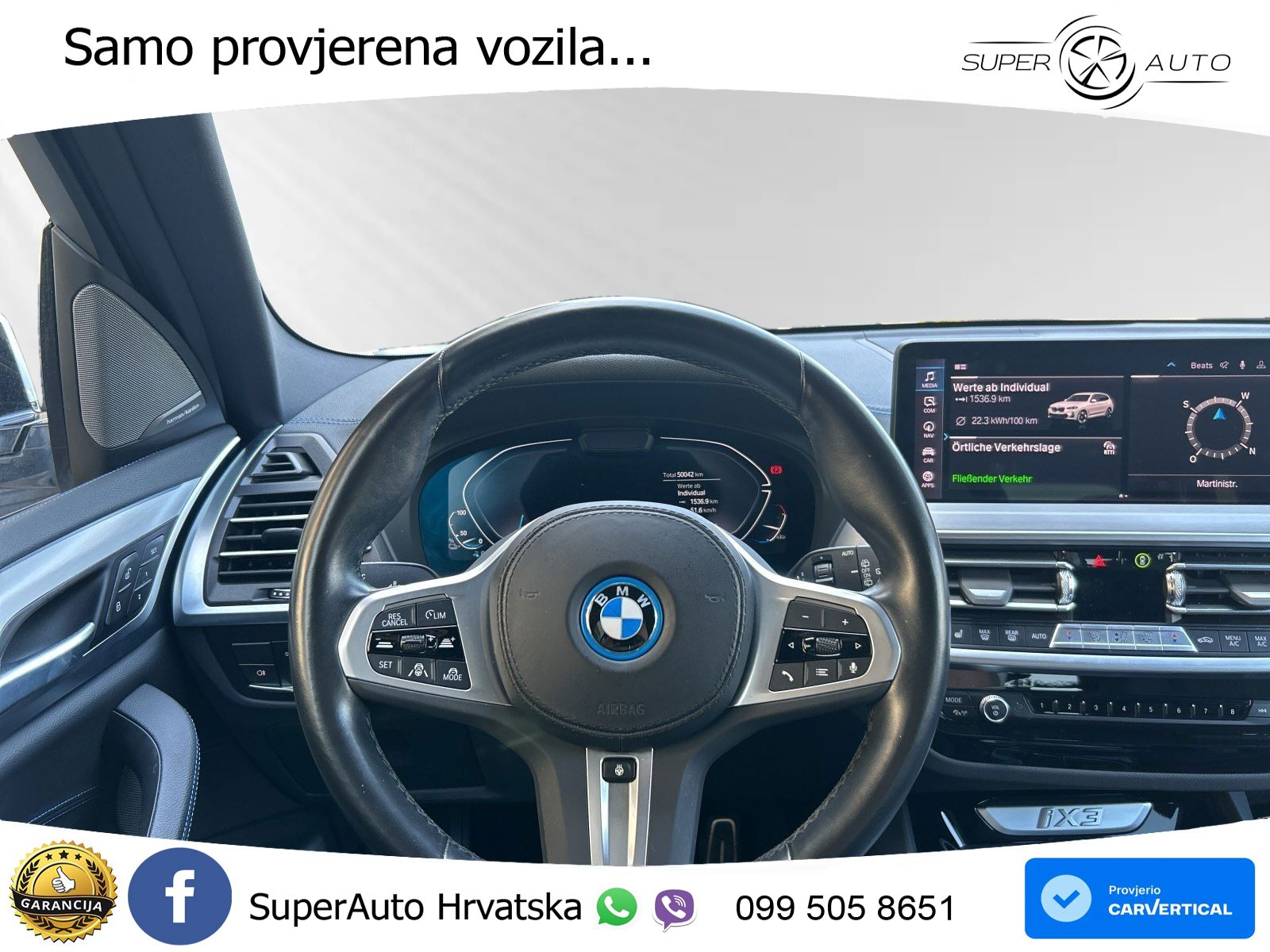 BMW iX3 80 kWh (286 KS)