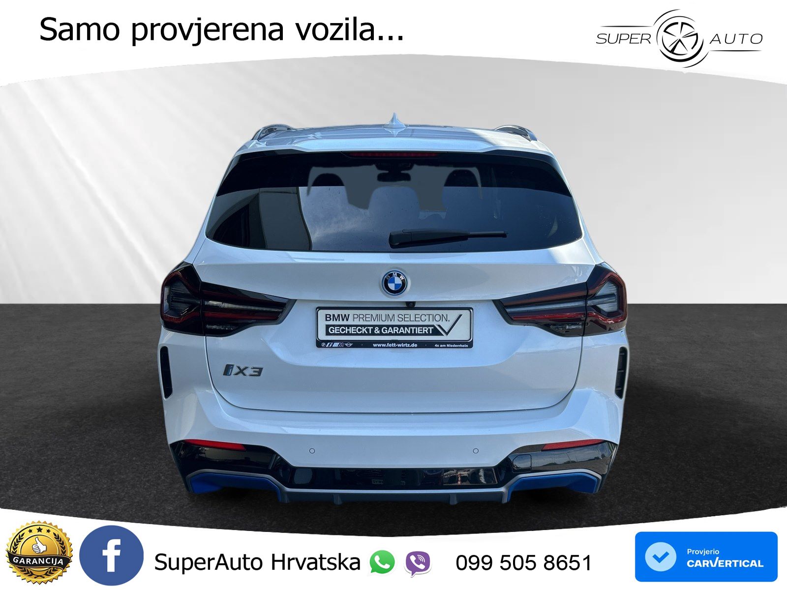 BMW iX3 80 kWh (286 KS)
