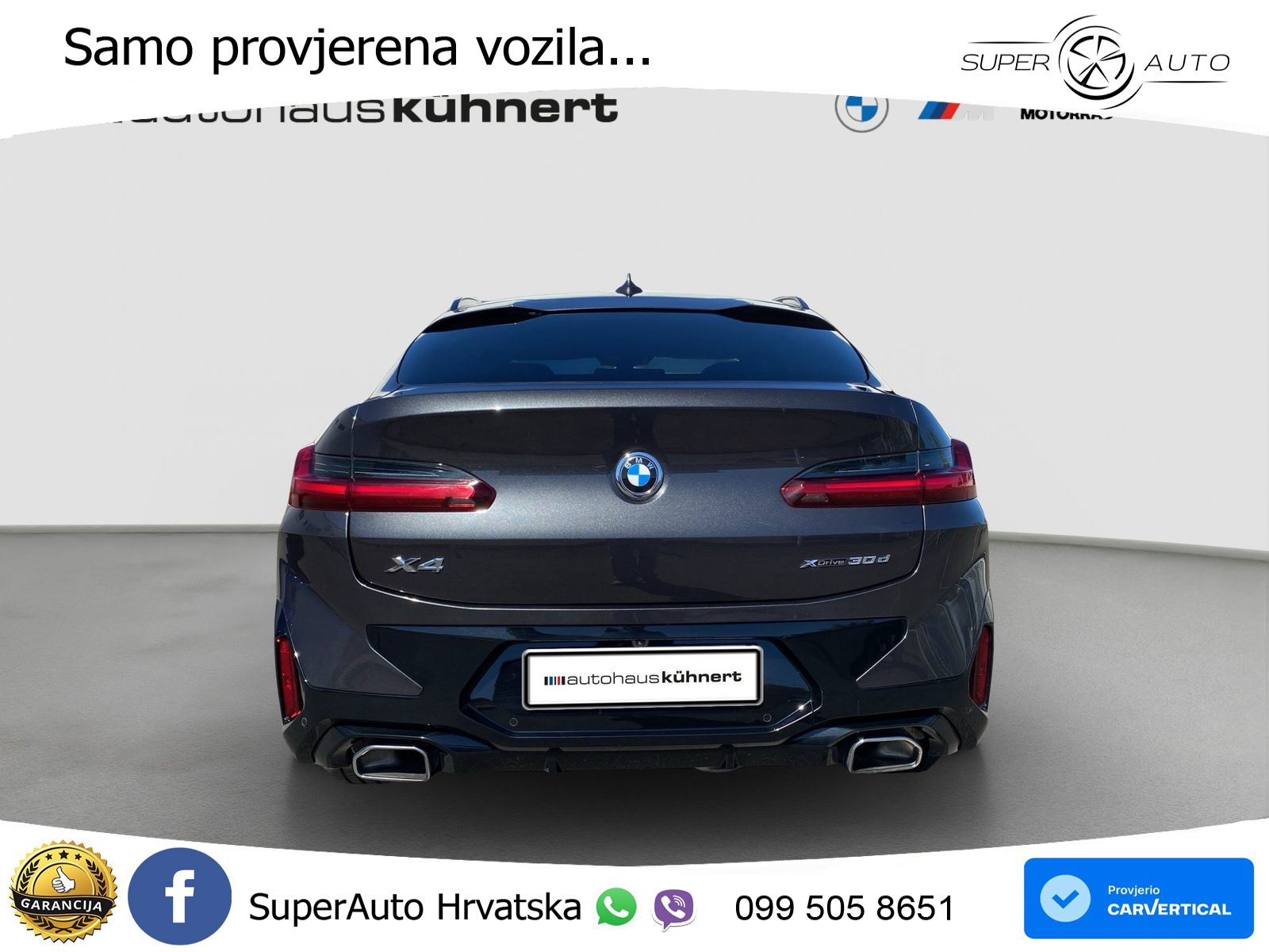 BMW X4 30d (286 KS) xDrive Steptronic M Sport LED+GR SJED+ACC