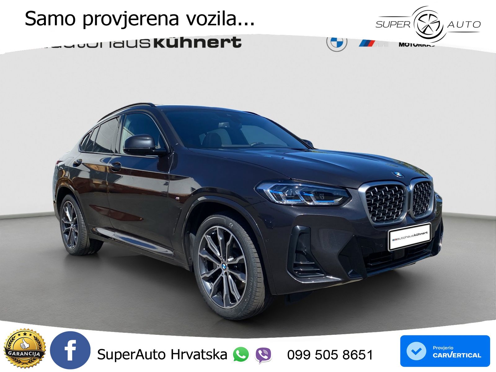 BMW X4 30d (286 KS) xDrive Steptronic M Sport LED+GR SJED+ACC