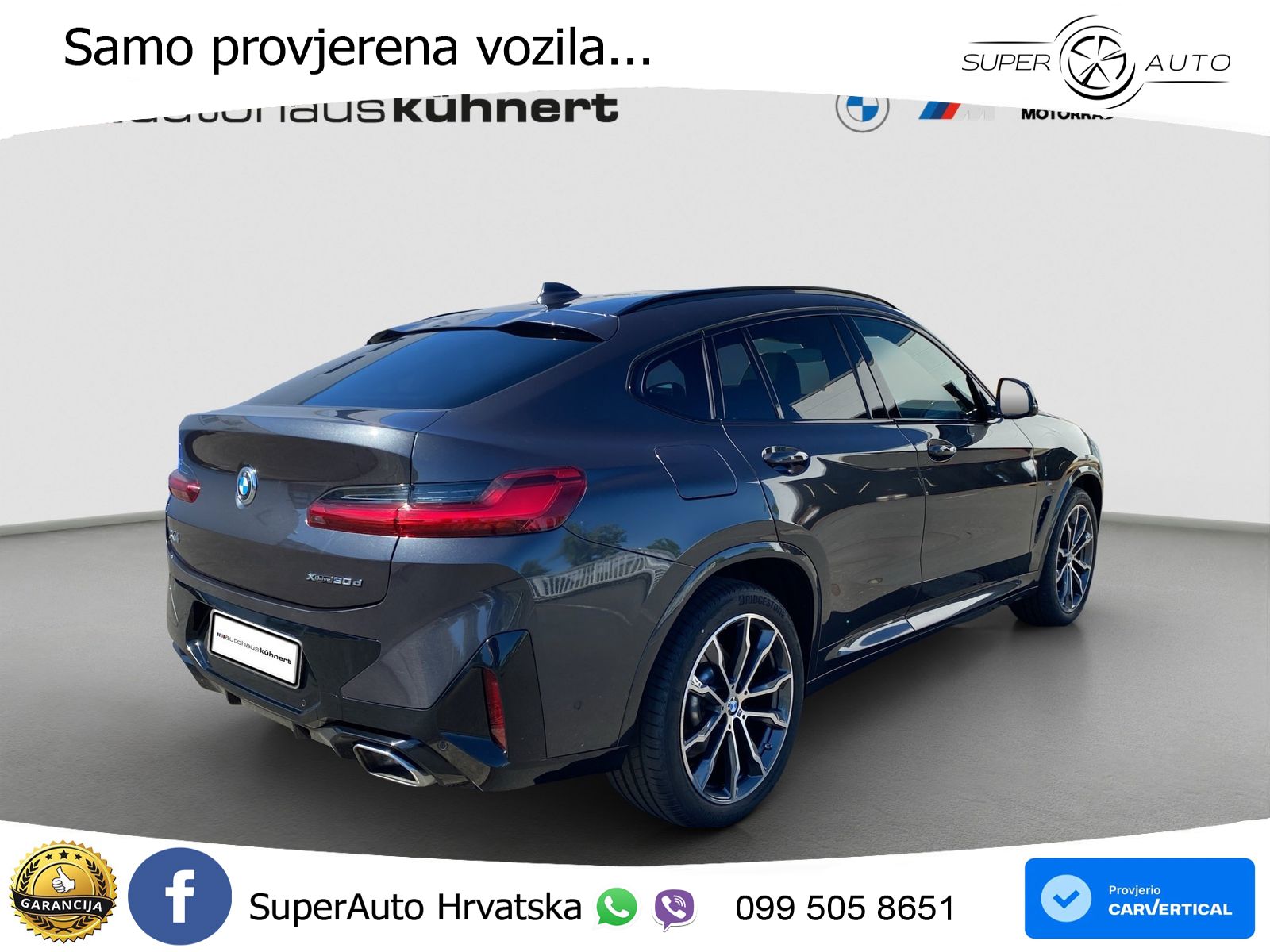 BMW X4 30d (286 KS) xDrive Steptronic M Sport LED+GR SJED+ACC