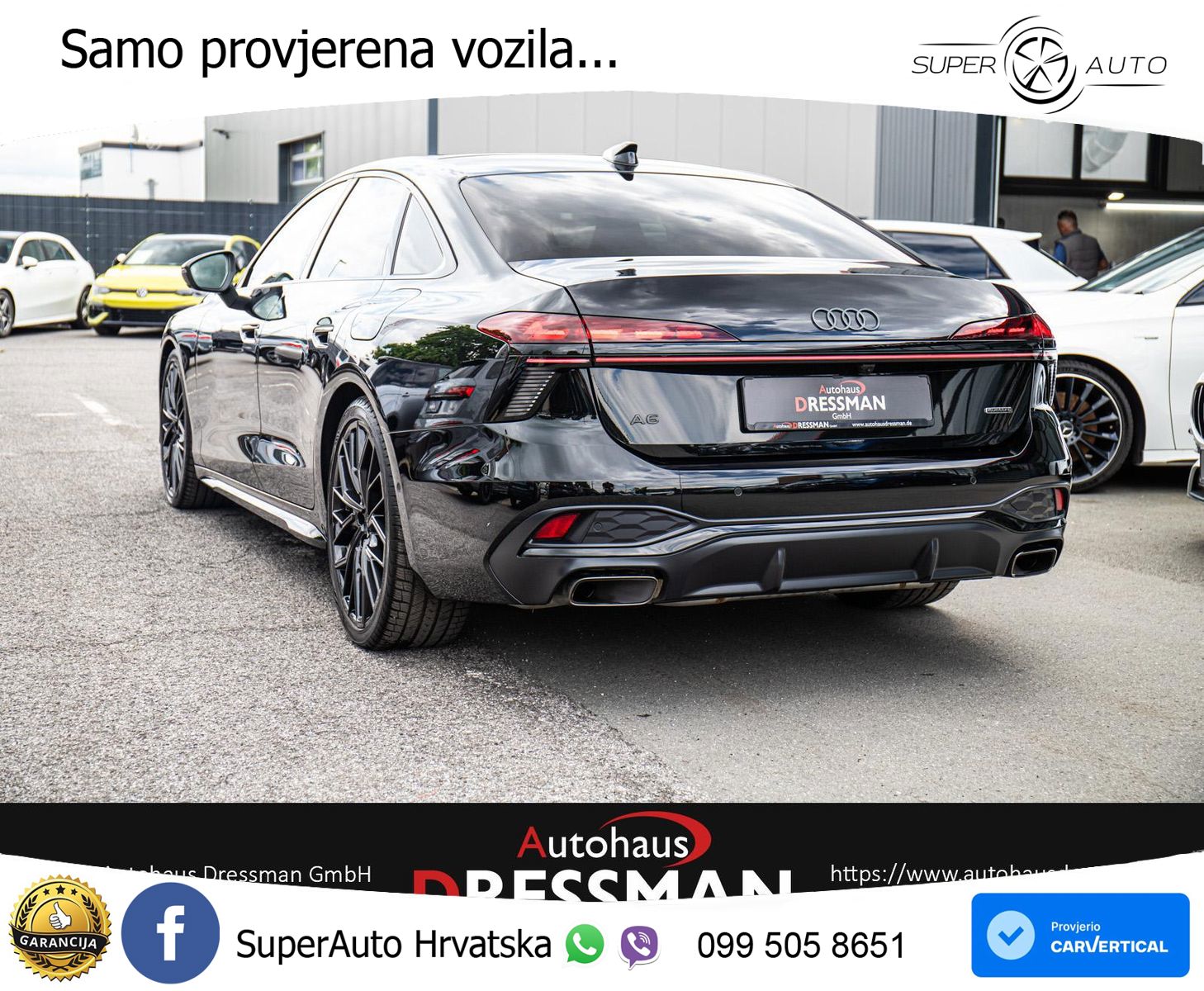 Audi A6 3.0 TFSI V6 (367 KS) quattro S tronic S line LED+GR SJED+ACC