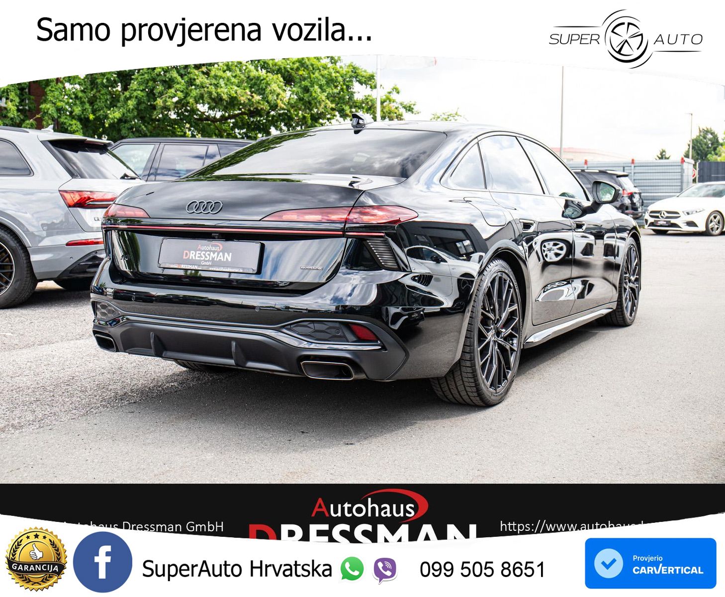 Audi A6 3.0 TFSI V6 (367 KS) quattro S tronic S line LED+GR SJED+ACC