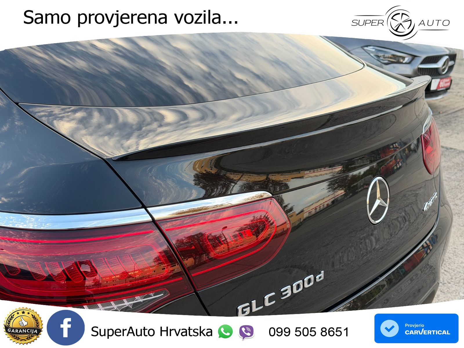 Mercedes GLC Coupe 300d (245 KS) 4MATIC G-TRONIC AMG ZRAČNI+ACC+GR SJED+360