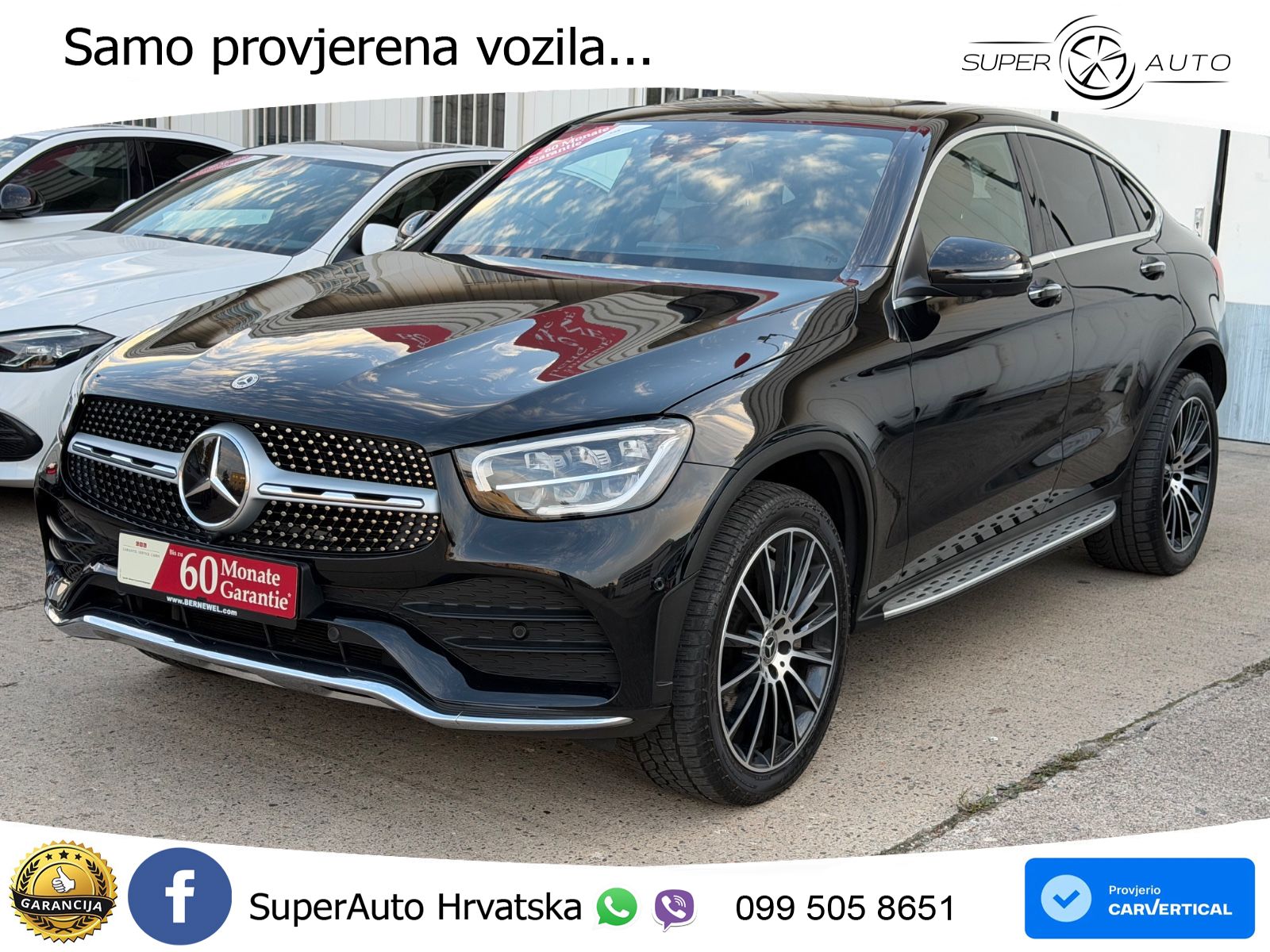 Mercedes GLC Coupe 300d (245 KS) 4MATIC G-TRONIC AMG ZRAČNI+ACC+GR SJED+360
