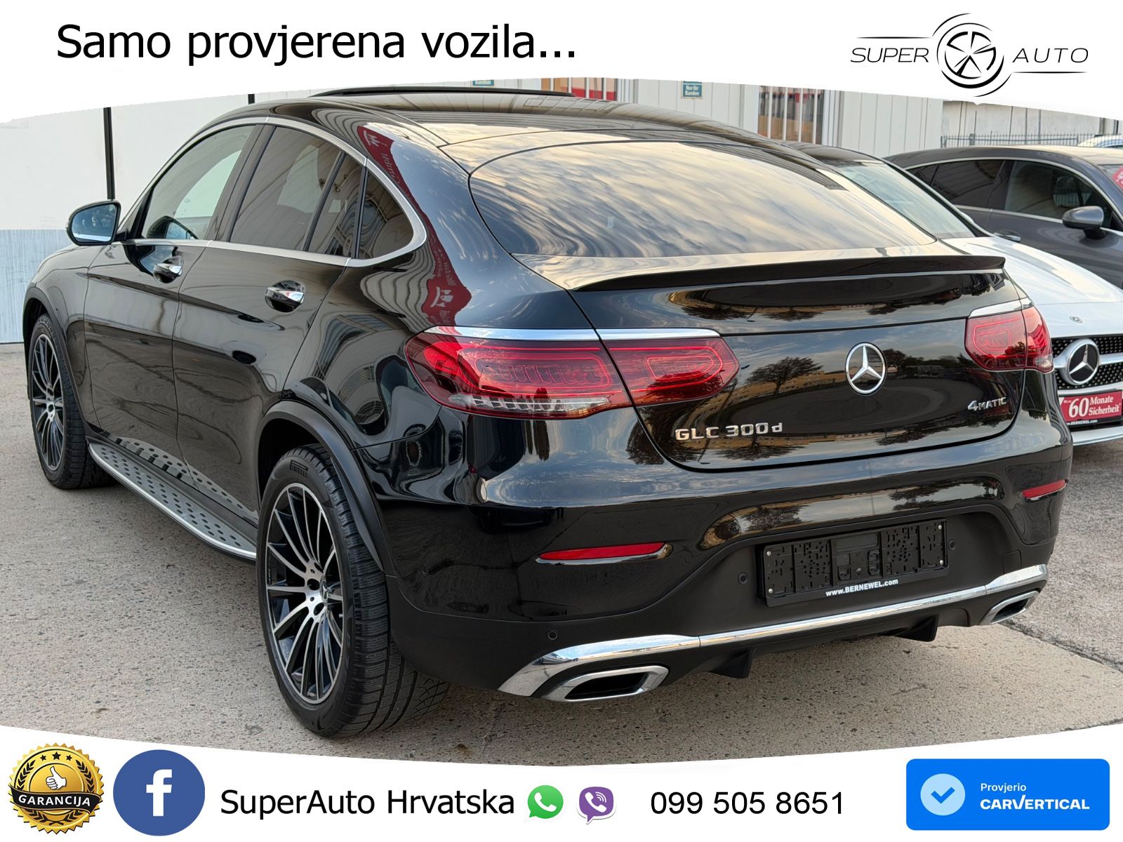 Mercedes GLC Coupe 300d (245 KS) 4MATIC G-TRONIC AMG ZRAČNI+ACC+GR SJED+360