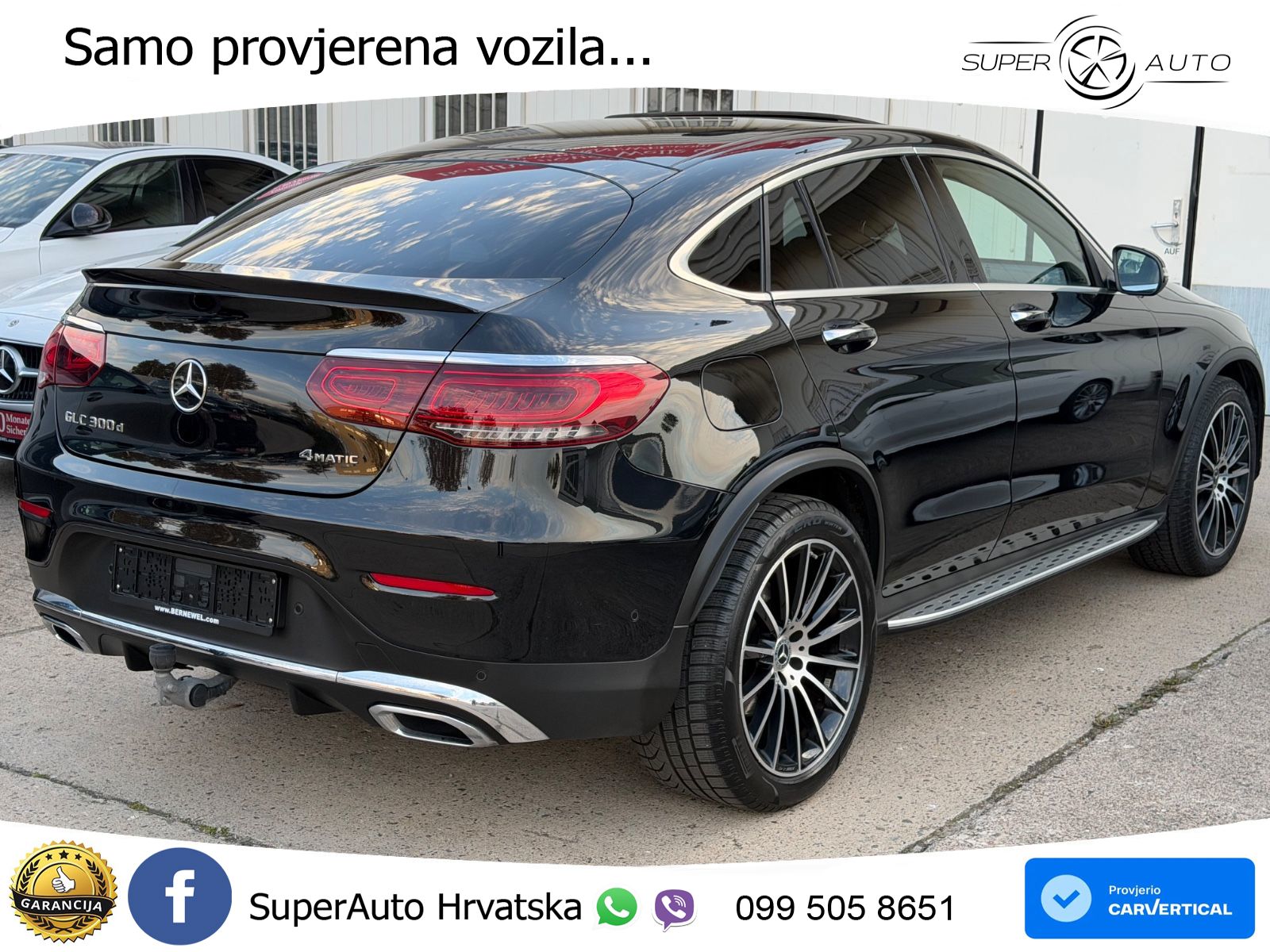 Mercedes GLC Coupe 300d (245 KS) 4MATIC G-TRONIC AMG ZRAČNI+ACC+GR SJED+360