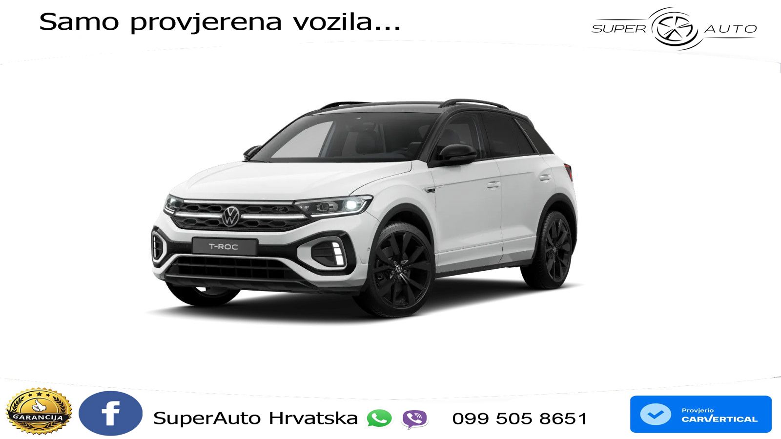 Volkswagen T-Roc 1.5 TSI (150 KS) DSG R-Line LED+GR SJED+ACC