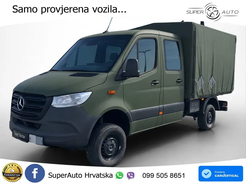 Mercedes-Benz Sprinter 319 CDI DOKA Pritsche Plane Klima Tempo 190 KS