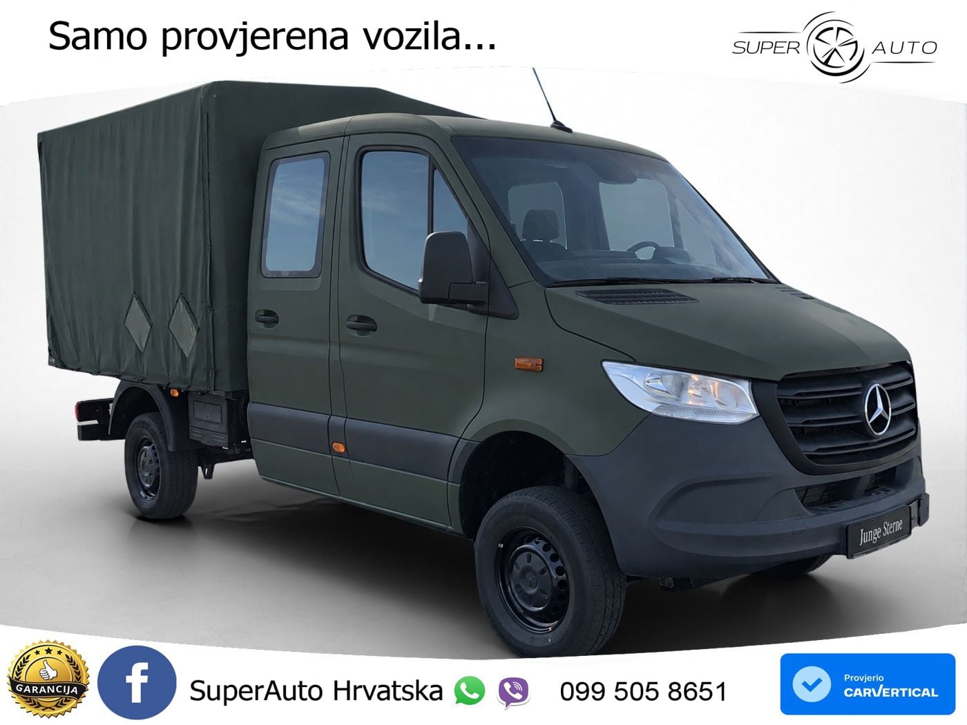 Mercedes-Benz Sprinter 319 CDI DOKA Pritsche Plane Klima Tempo 190 KS