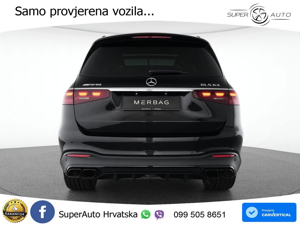 Mercedes-Benz GLS AMG GLS 63 V8 EQ Boost 4MATIC+ AMG SPEEDSHIFT TCT 9G ACC+HEAD+4xGR SJED+360+PANO