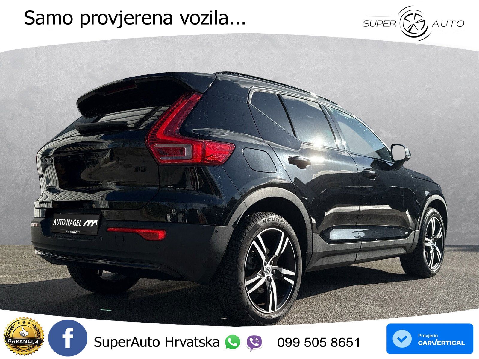 Volvo XC40 2.0 B3 163 KS Automatic LED+GR SJED+ACC