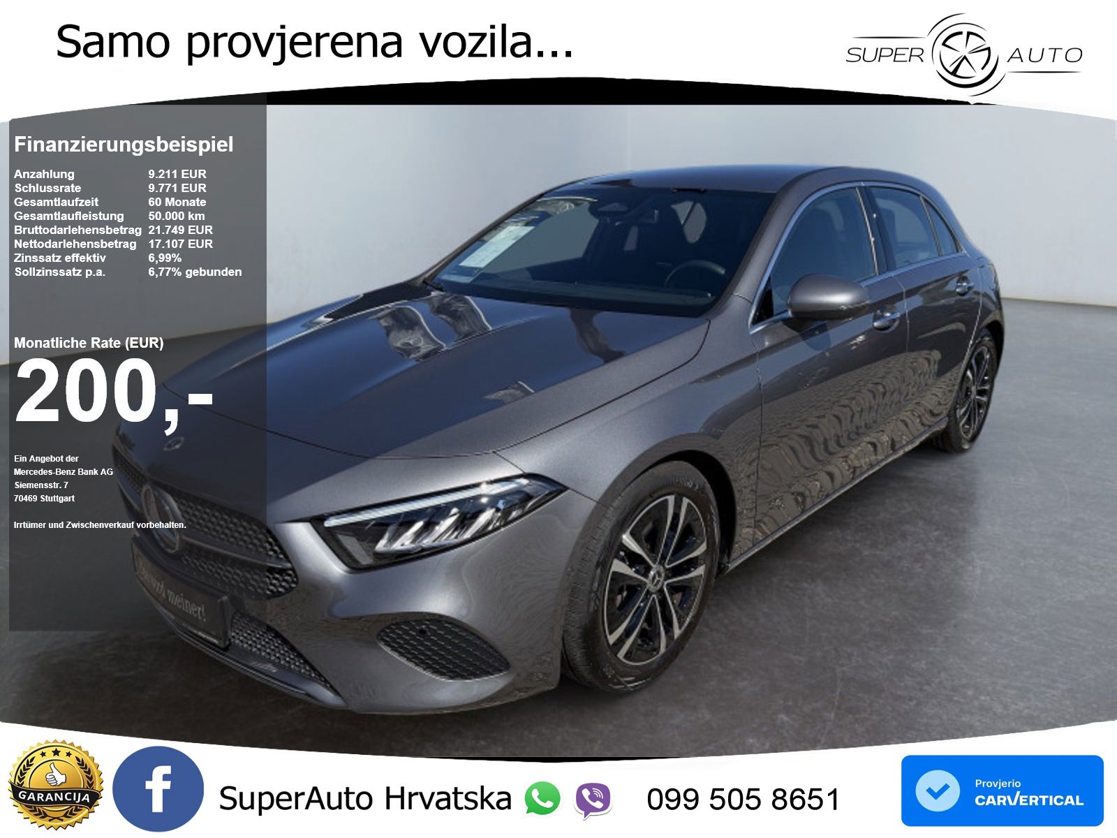 Mercedes-Benz A 180d 8G-DCT
